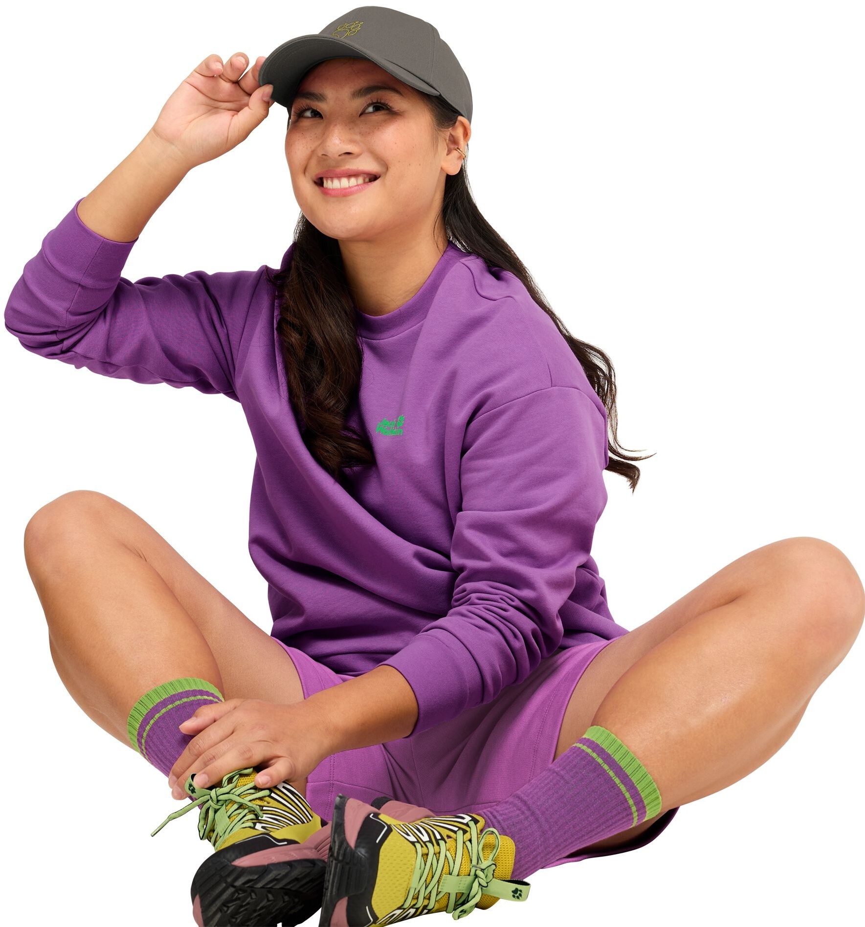 Кепка Jack Wolfskin Celebrate The Paw Cap A65772_F0302 коричневая фото 8