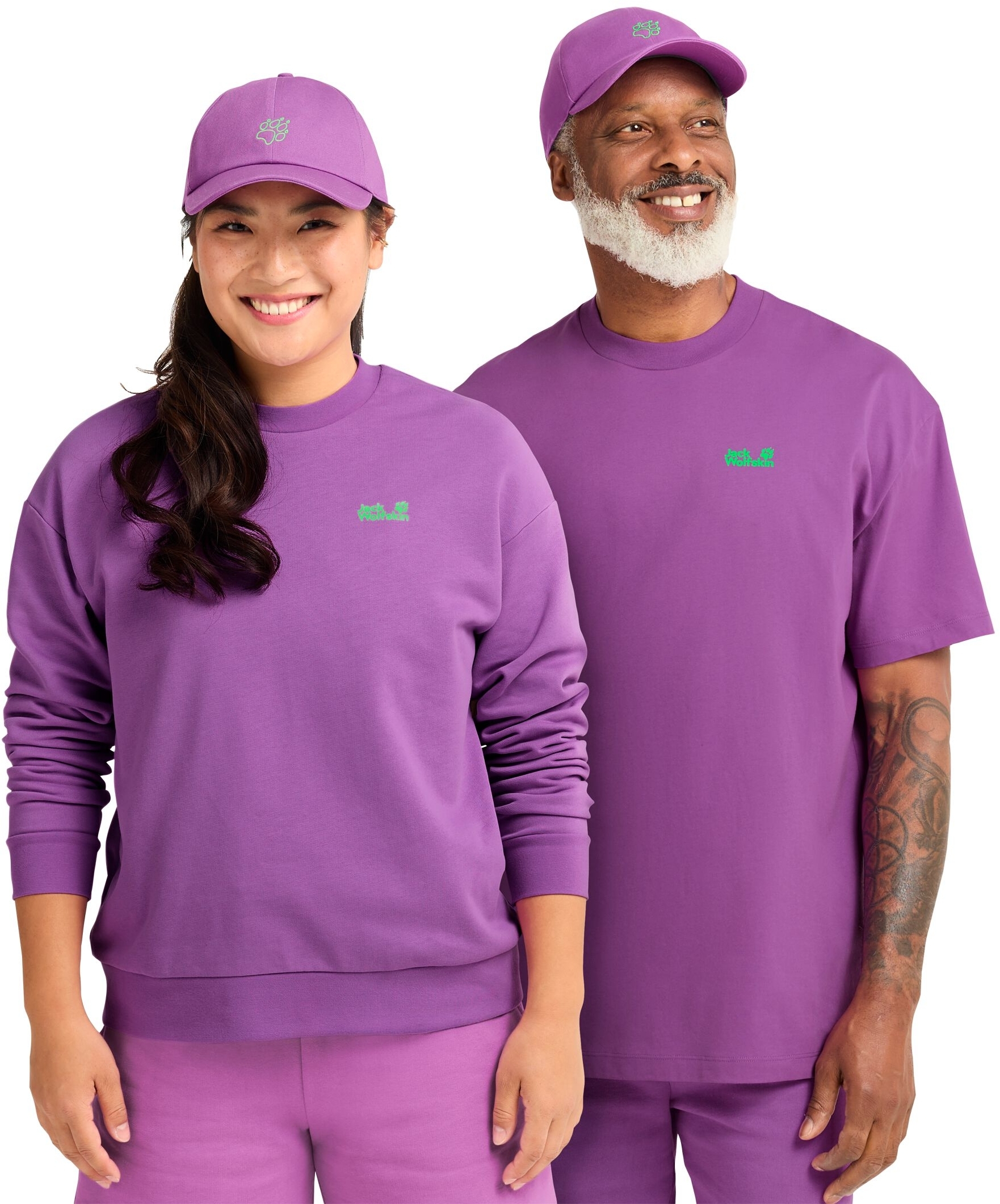 Кепка Jack Wolfskin Celebrate The Paw Cap A65772_I0132 фиолетова фото 6