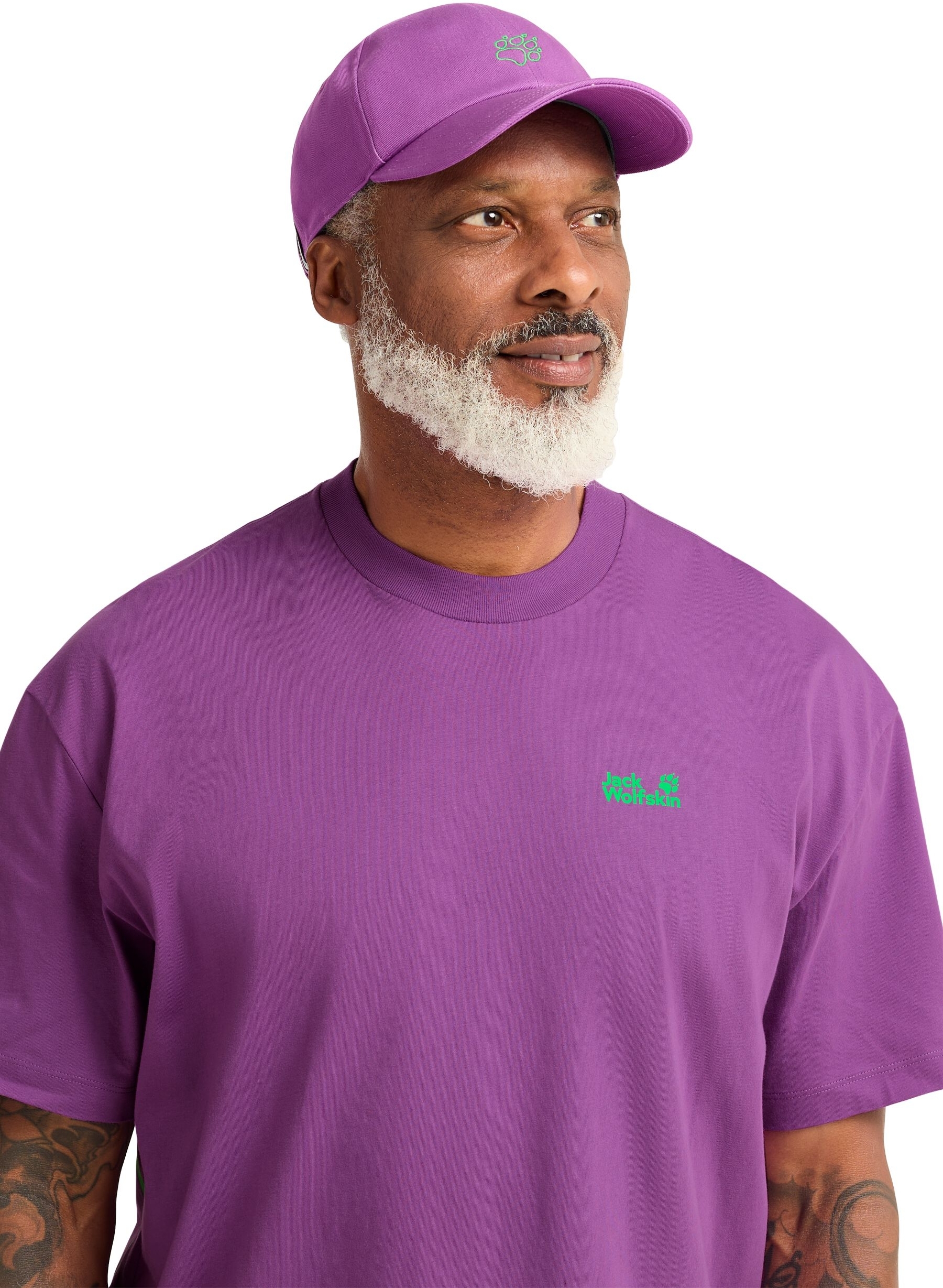 Кепка Jack Wolfskin Celebrate The Paw Cap A65772_I0132 фиолетова фото 5