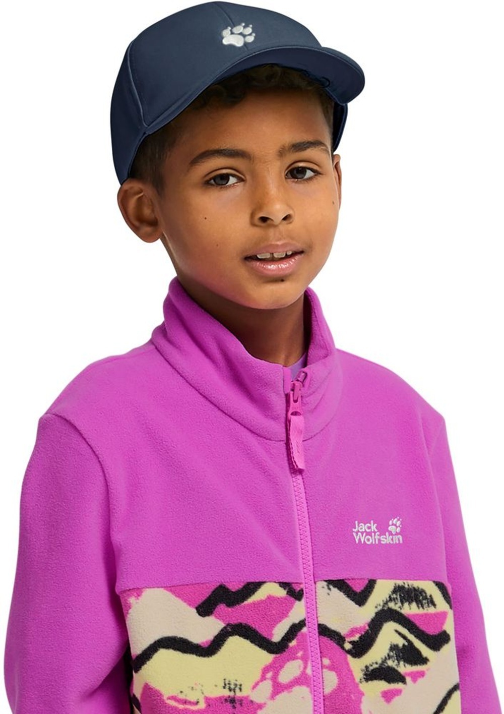 Кепка детский Jack Wolfskin Baseball Cap K A65776_C0412 синяя фото 