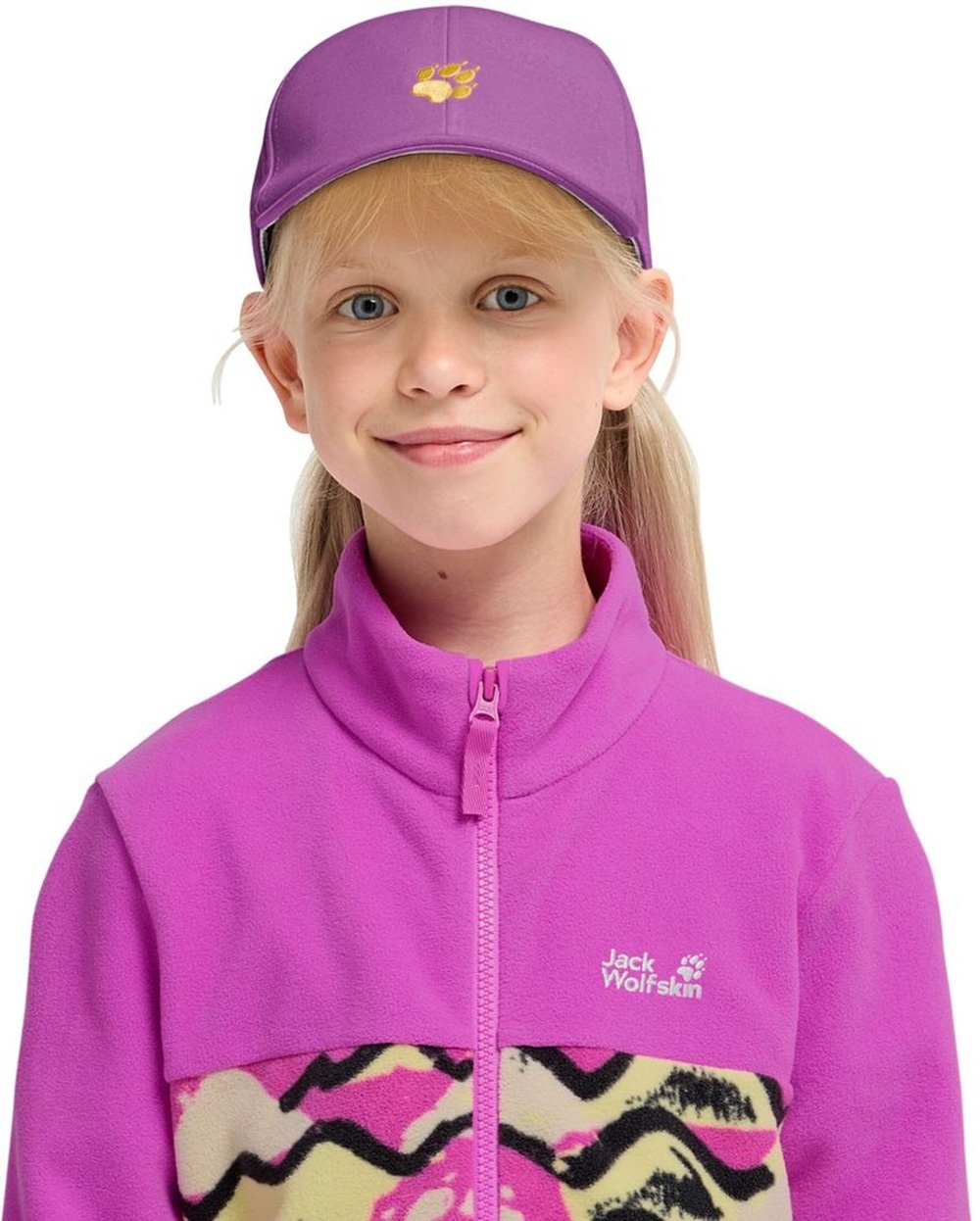 Кепка детская Jack Wolfskin Baseball Cap K A65776_I0132 фиолетова фото 