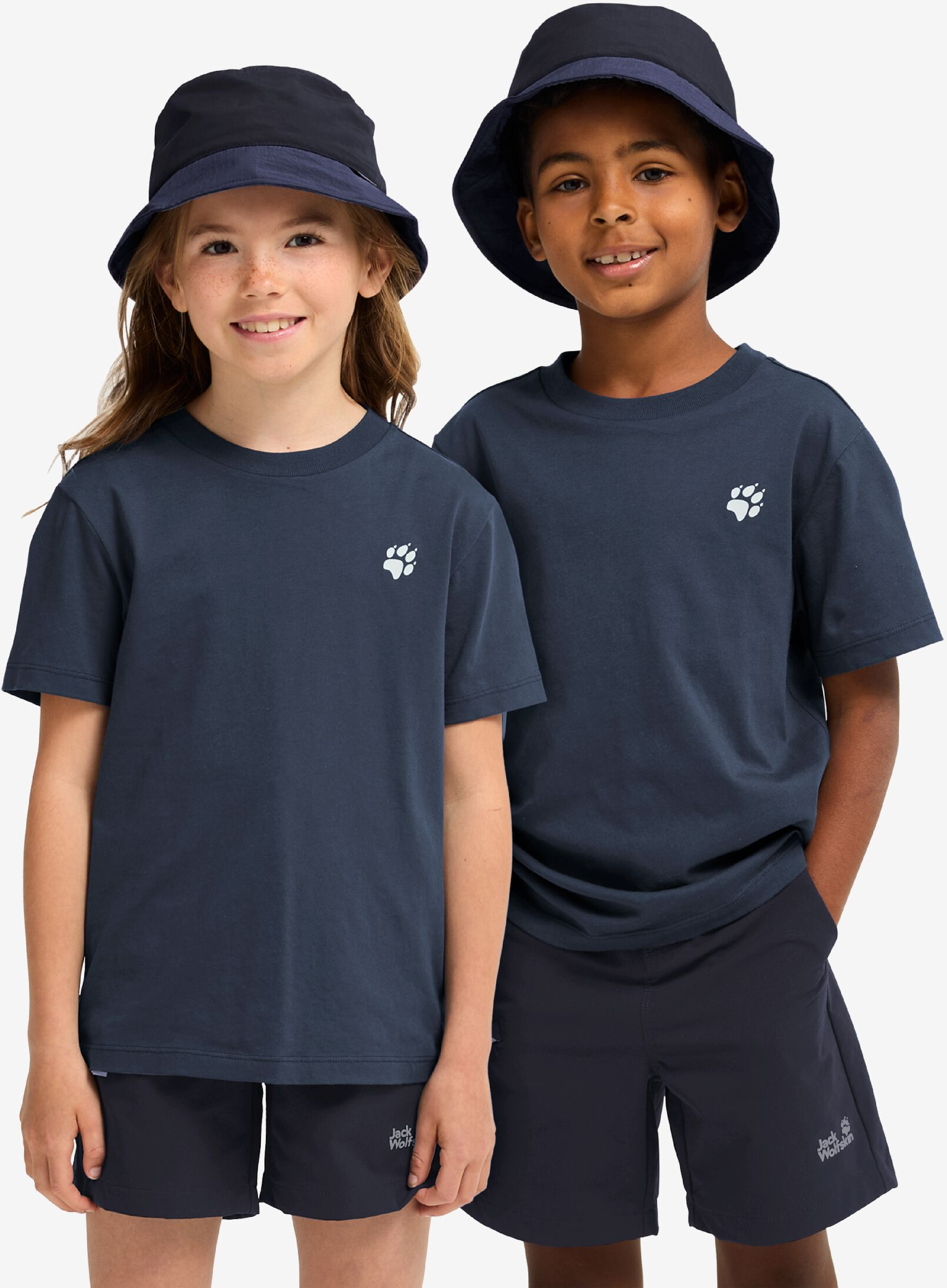 Панама детская Jack Wolfskin Wildself Bucket Hat K A65779_C0413 темно-синяя фото 