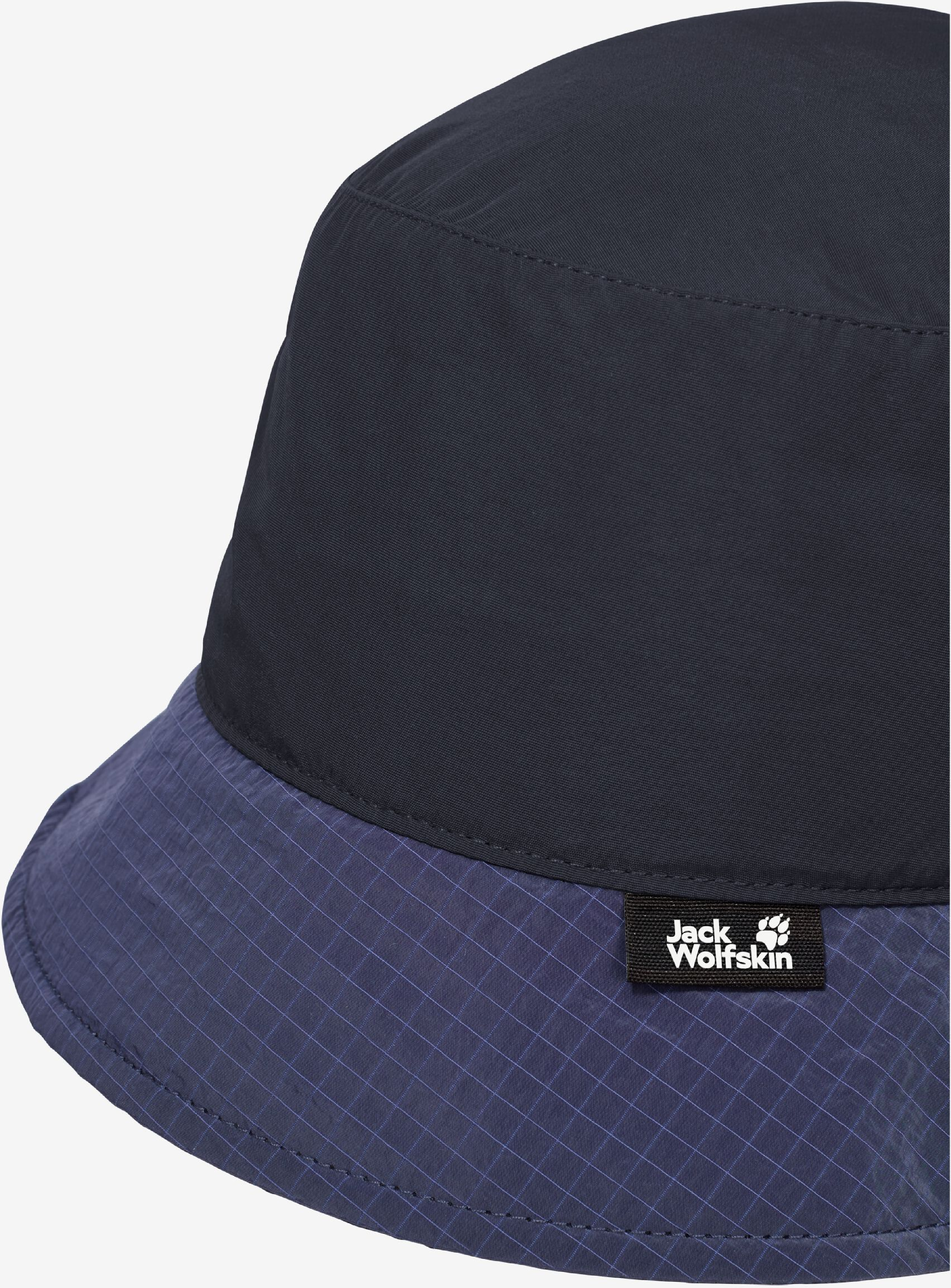 Панама детская Jack Wolfskin Wildself Bucket Hat K A65779_C0413 темно-синяя фото 
