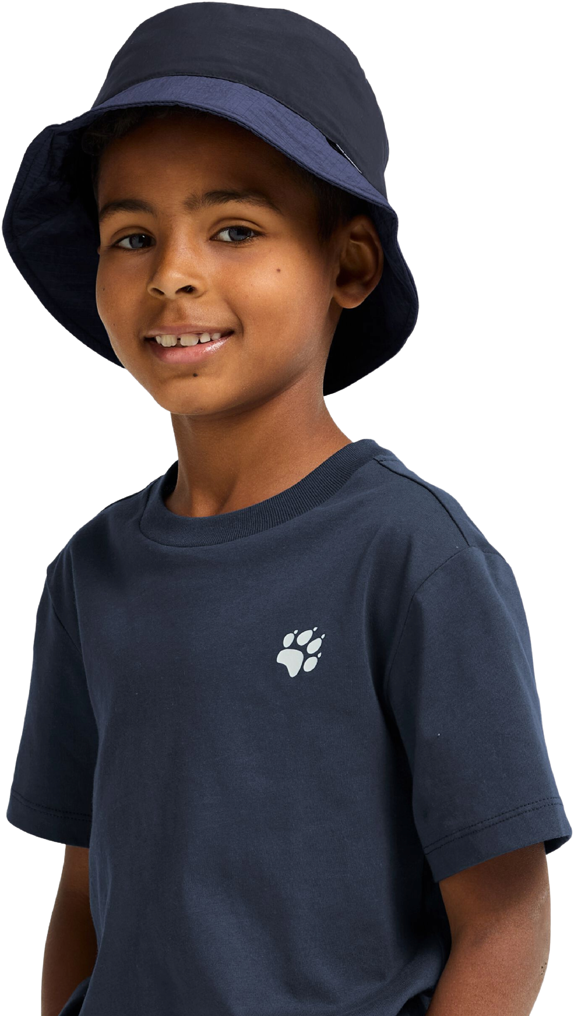 Панама детская Jack Wolfskin Wildself Bucket Hat K A65779_C0413 темно-синяя фото 