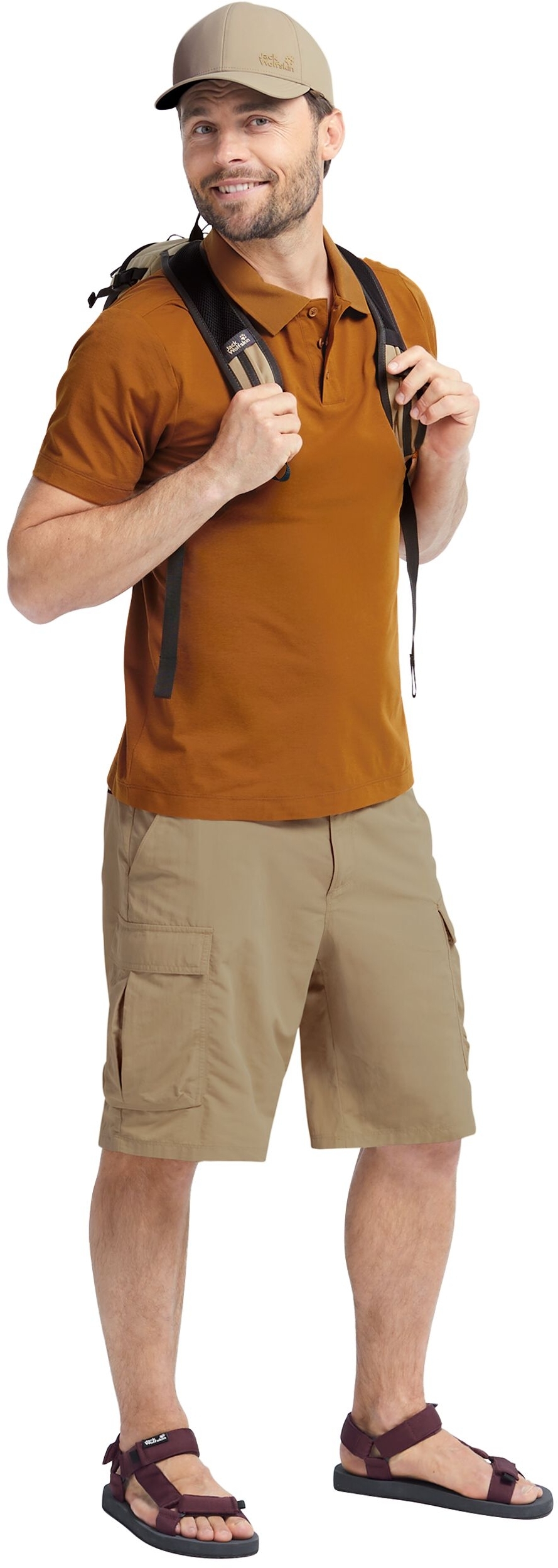 Кепка Jack Wolfskin Summer Storm Xt Cap A65956_A0082 бежевая фото 