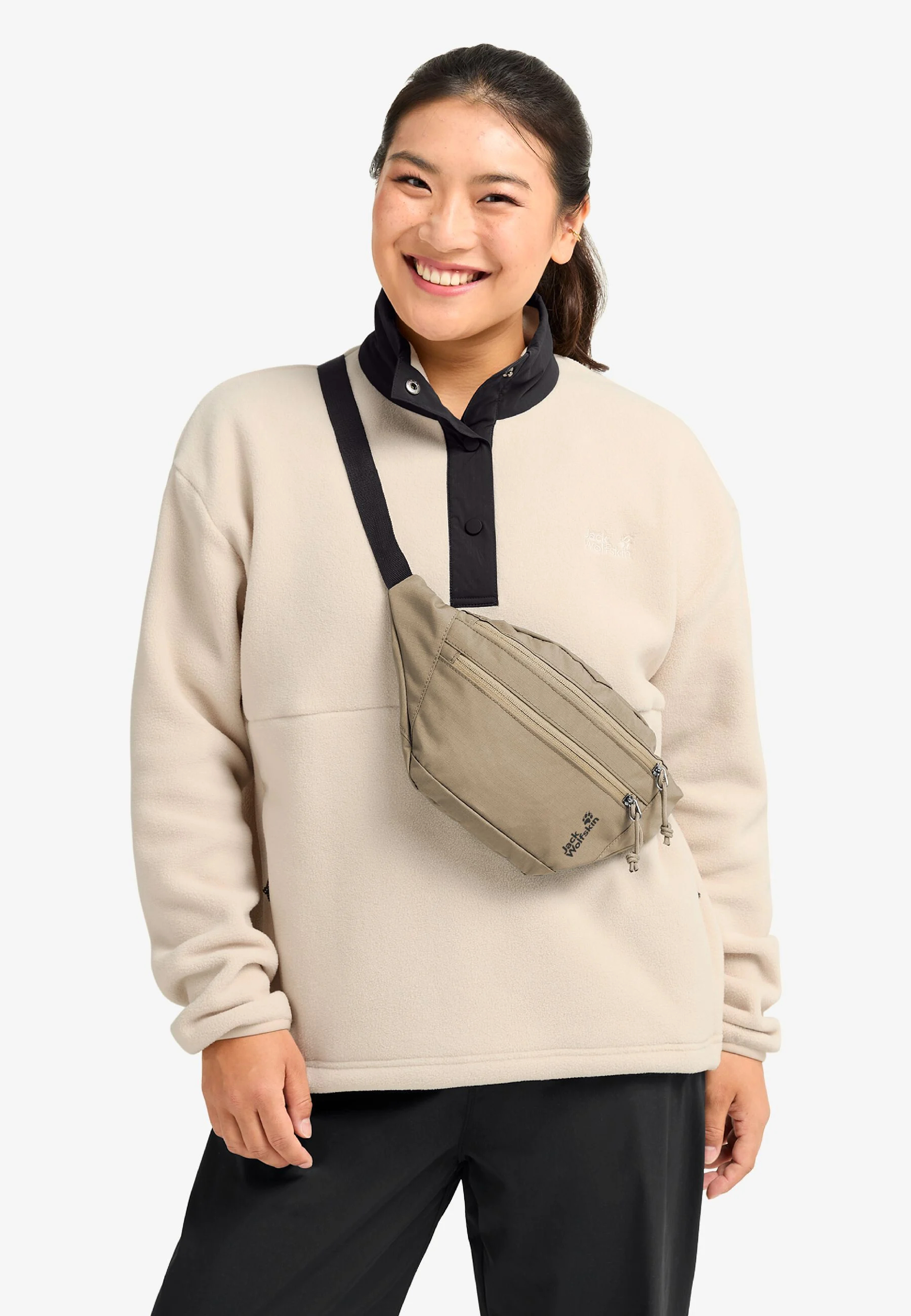 Сумка на пояс Jack Wolfskin Konya Hipbag A66075_A0082 бежевая фото 