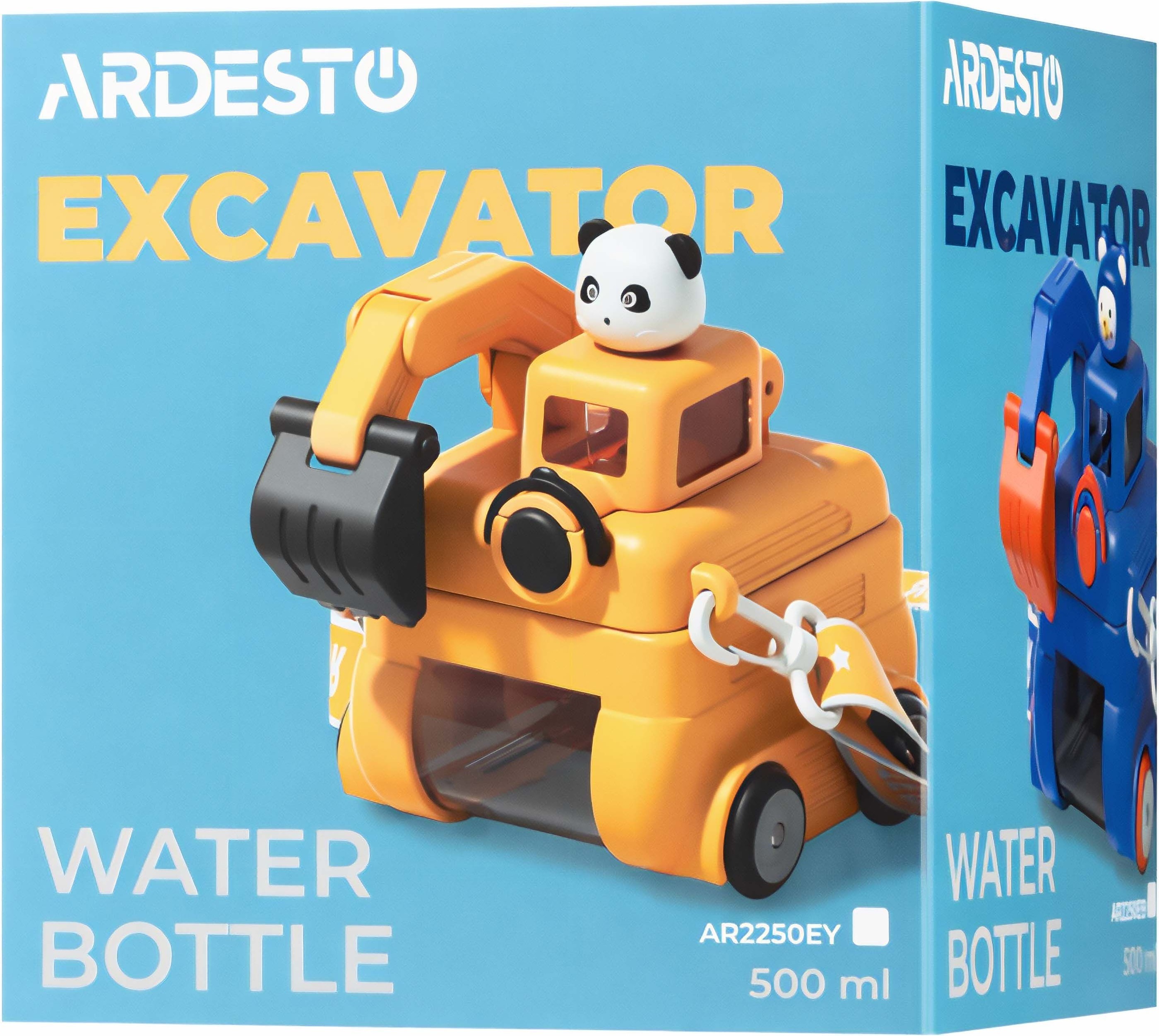 Пляшка для води Ardesto Excavator 500мл, синій (AR2250EB)фото