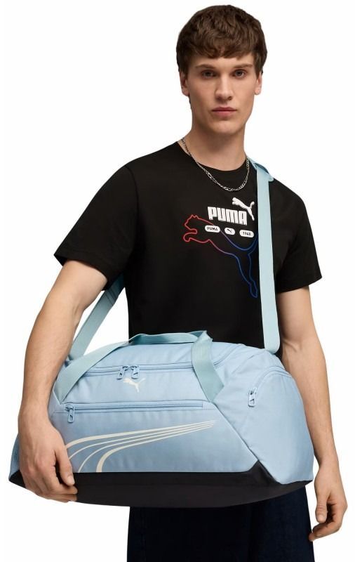 Сумка спортивная PUMA Fundamental Small Sport 091187-33 синяя фото 