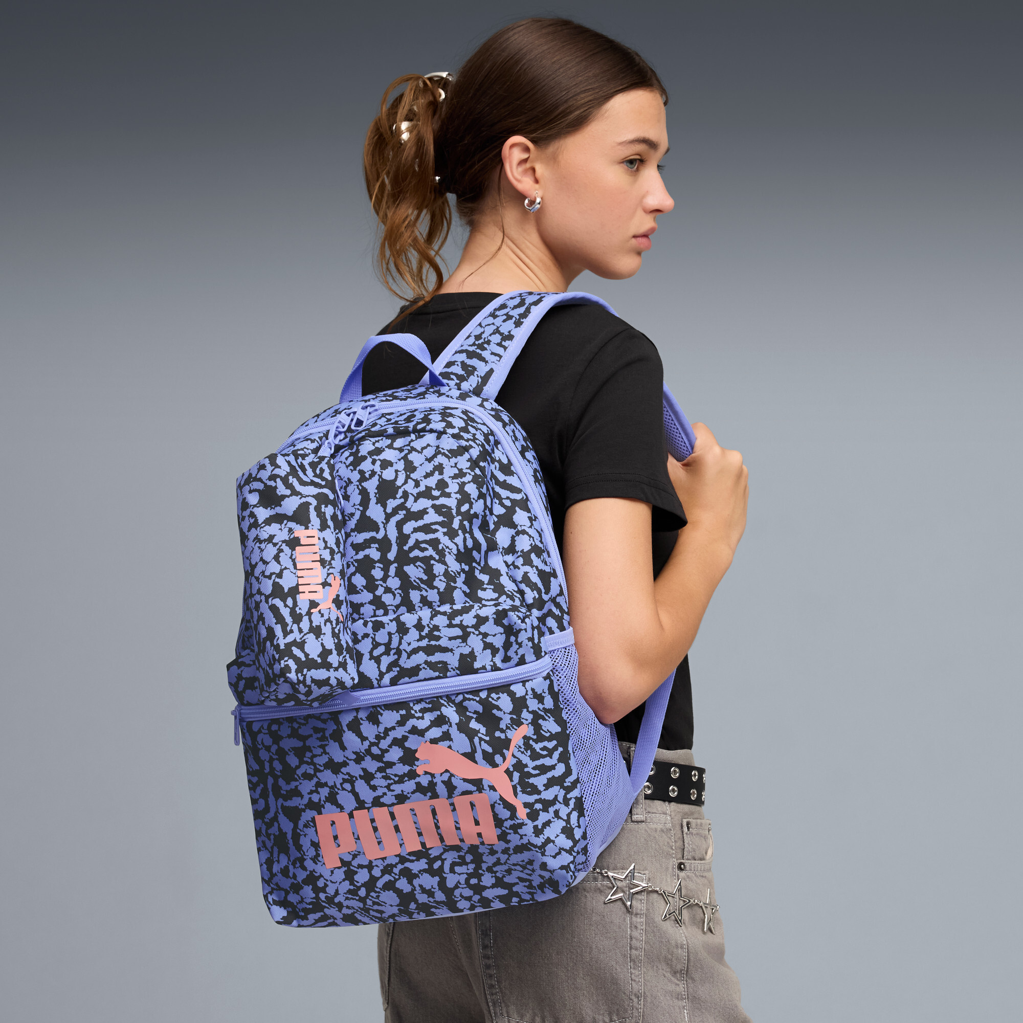 Рюкзак PUMA Phase Aop Backpack Set 091733-03 синійфото