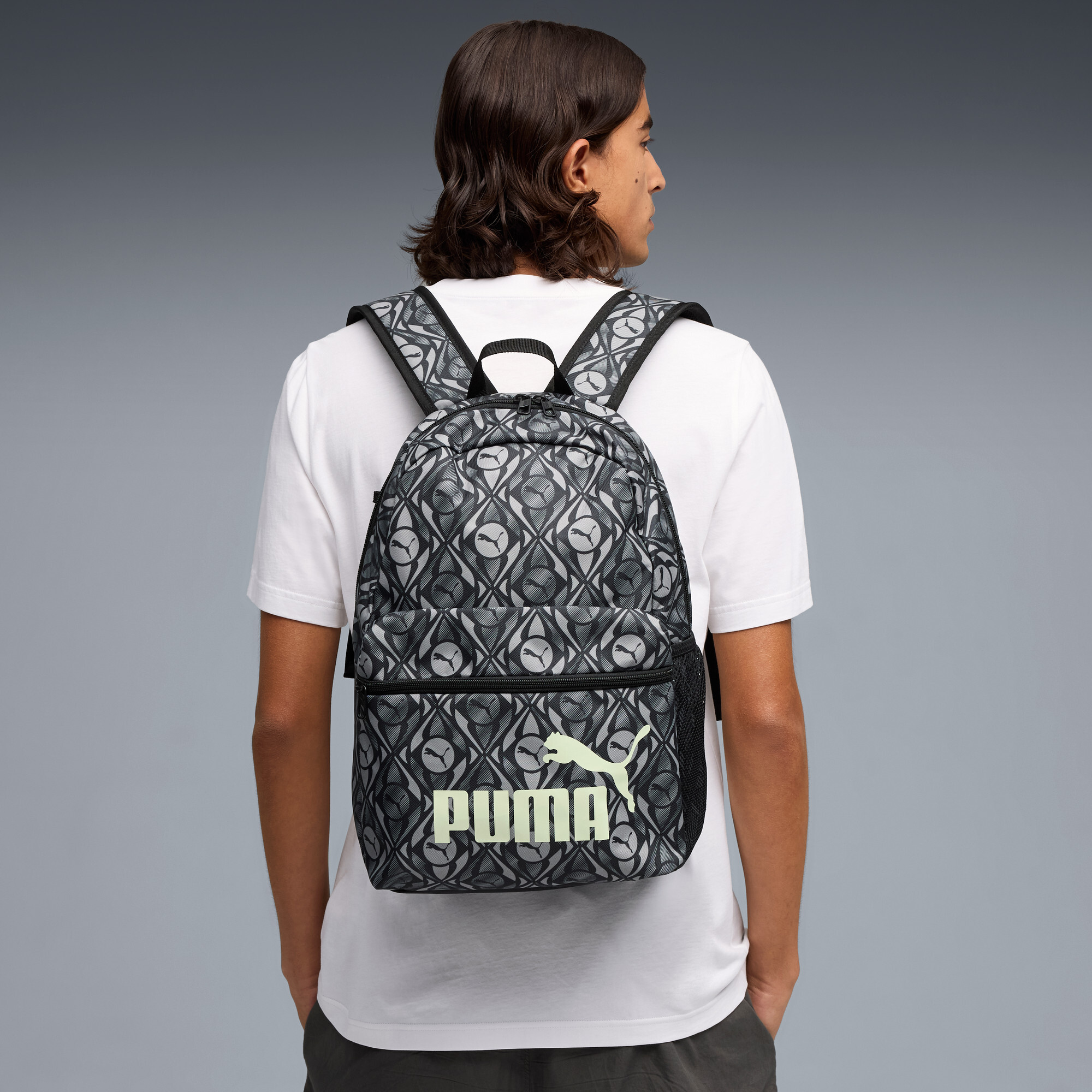 Рюкзак PUMA Phase Aop Backpack Set 091733-04 сірийфото