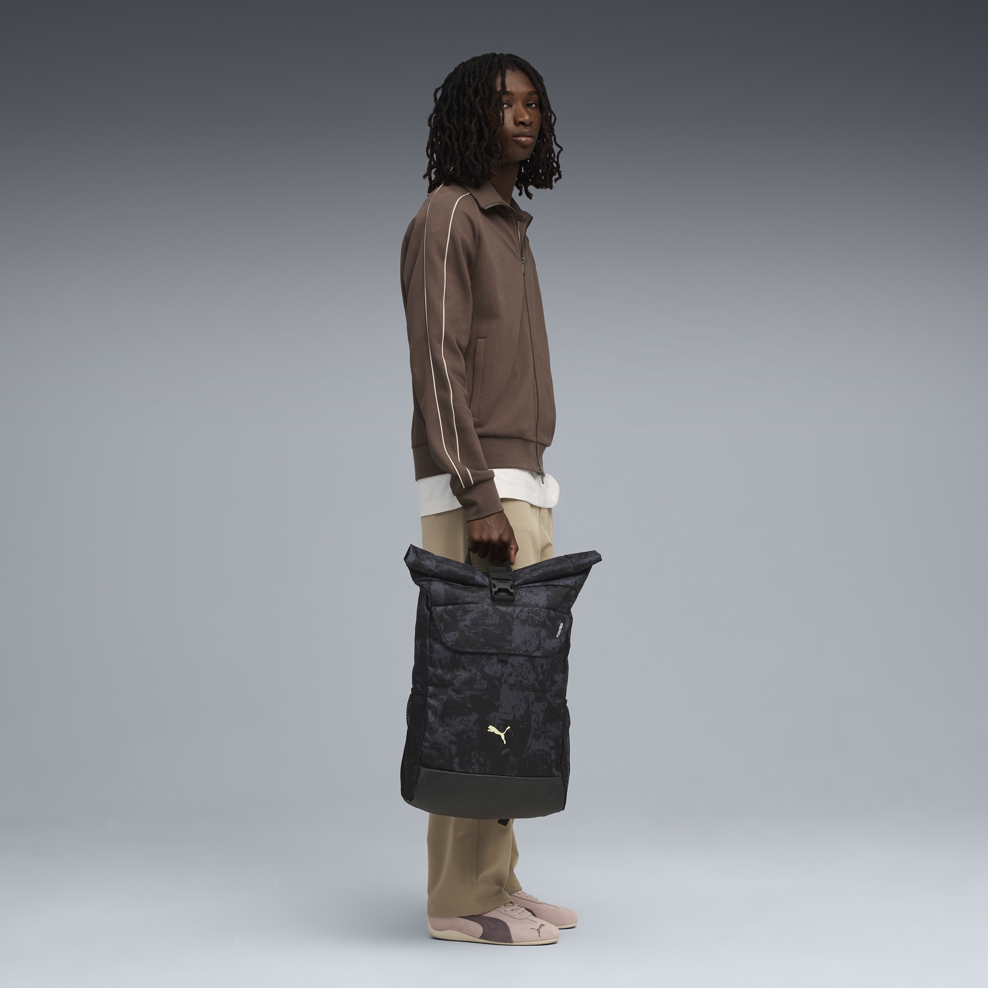 Рюкзак PUMA Pumatech Roll Top Backpa 091965-01 чорнийфото