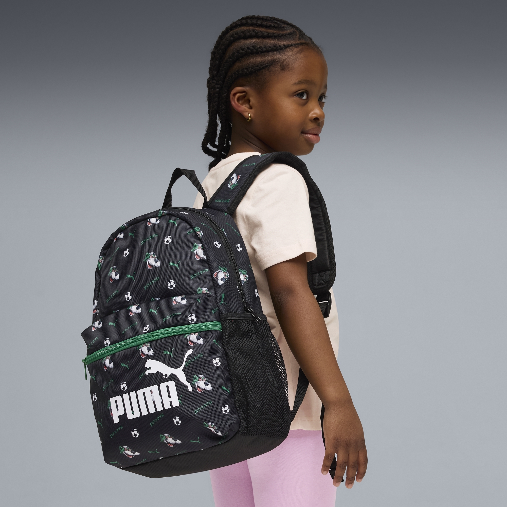 Рюкзак PUMA Phase Super Puma S Backpack Kids 092430-01 черный фото 