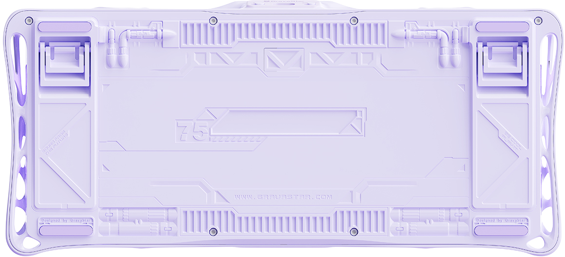 Клавиатура GravaStar Mercury K1 80keys Lavender Purple (GSK1_PL) фото 