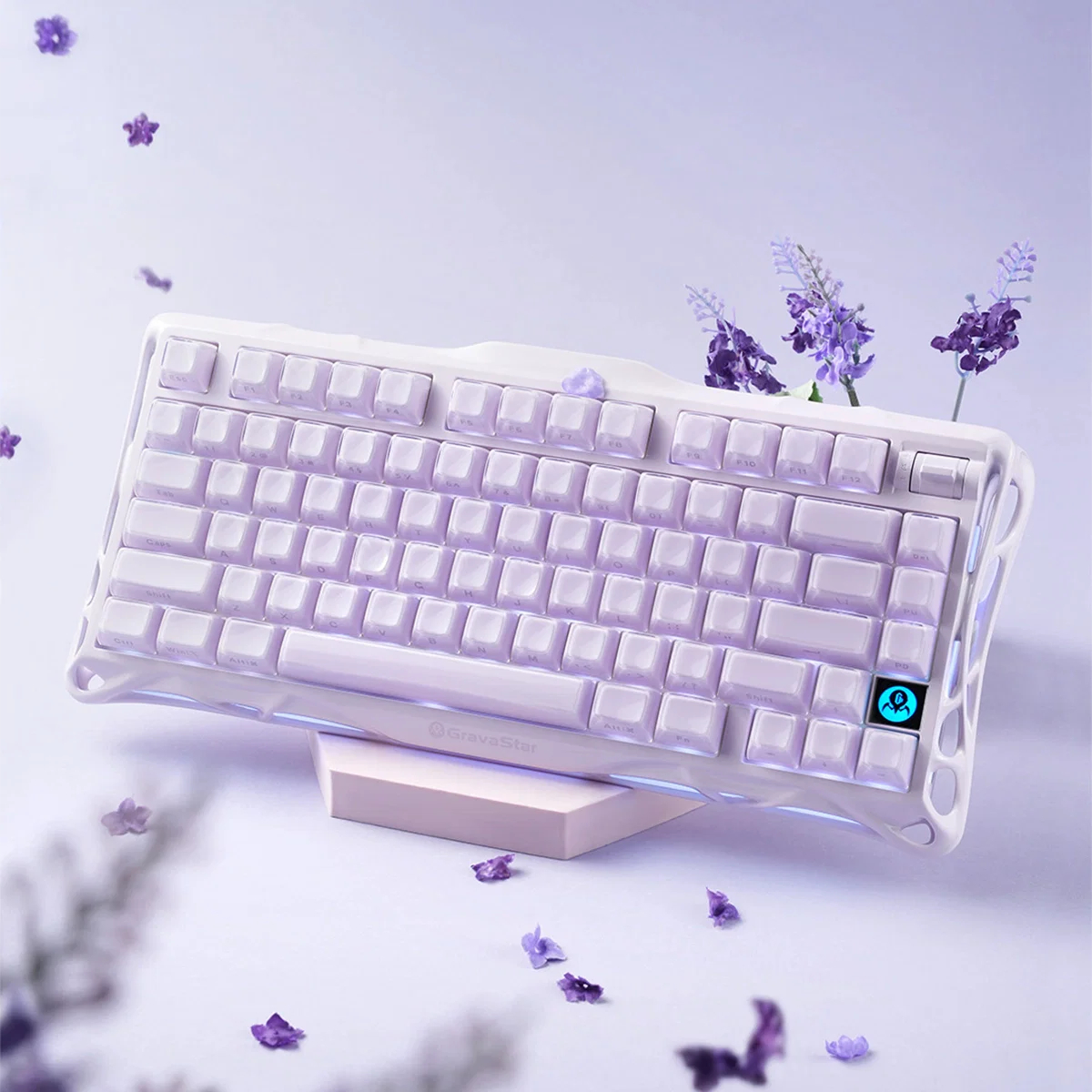 Клавиатура GravaStar Mercury K1 80keys Lavender Purple (GSK1_PL) фото 