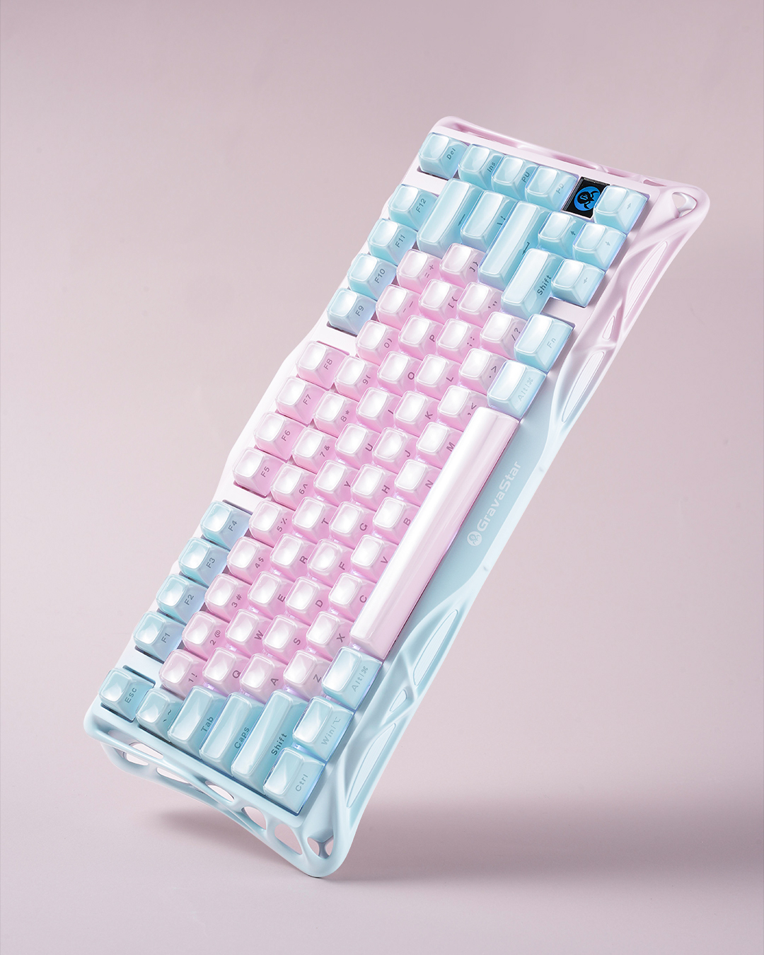 Клавіатура GravaStar Mercury K1 Lite 80keys Lumen Rose (GSK1LITE_PM_PNK)фото