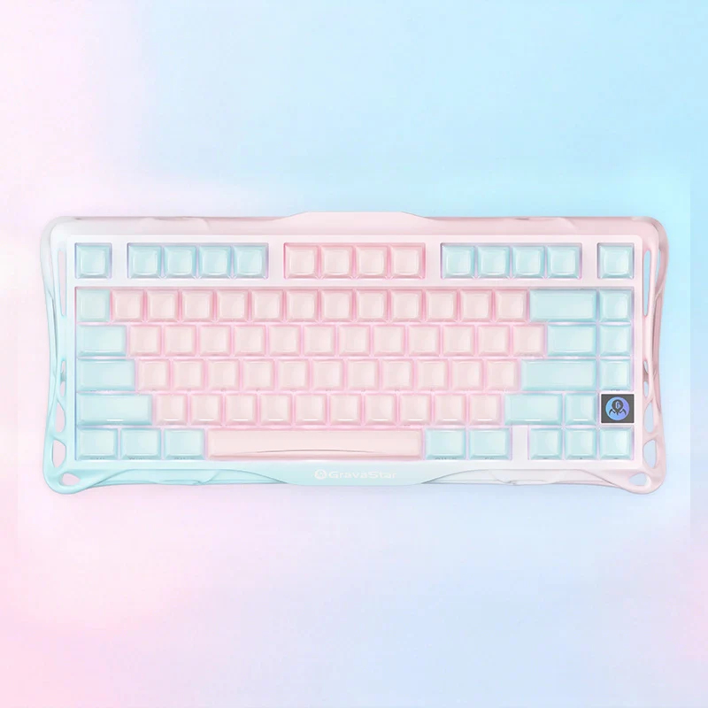 Клавіатура GravaStar Mercury K1 Lite 80keys Lumen Rose (GSK1LITE_PM_PNK)фото