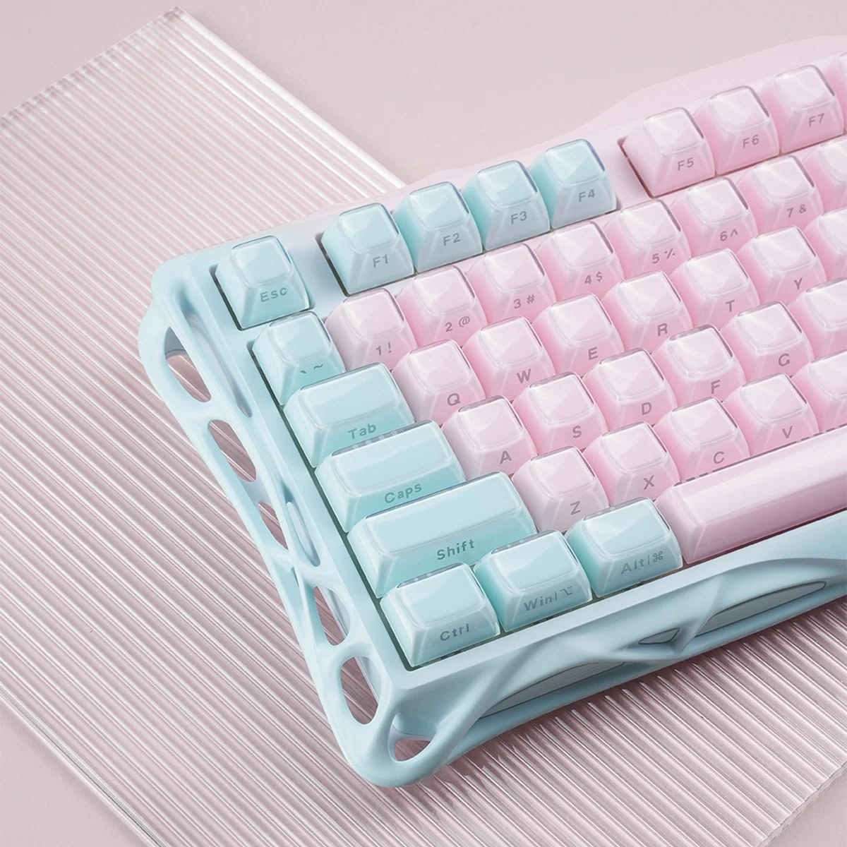 Клавіатура GravaStar Mercury K1 Lite 80keys Lumen Rose (GSK1LITE_PM_PNK)фото