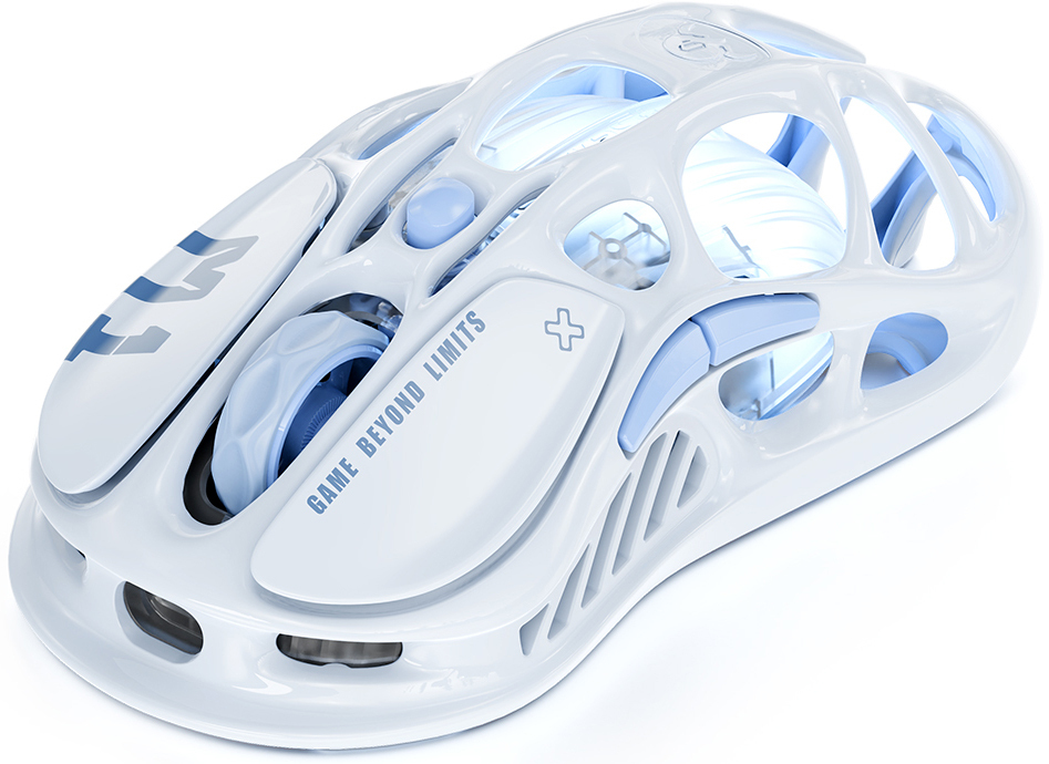 Игровая мышь GravaStar Mercury M1 Pro BT/WL/USB-A RGB Ice Blue (GRAVASTARM1PRO_BLU) фото 