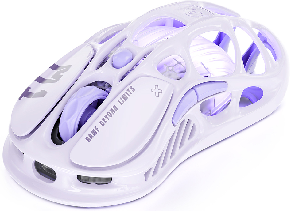 Ігрова миша GravaStar Mercury M1 Pro BT/WL/USB-A RGB Lavender Purple (GRAVASTARM1PRO_PL)фото