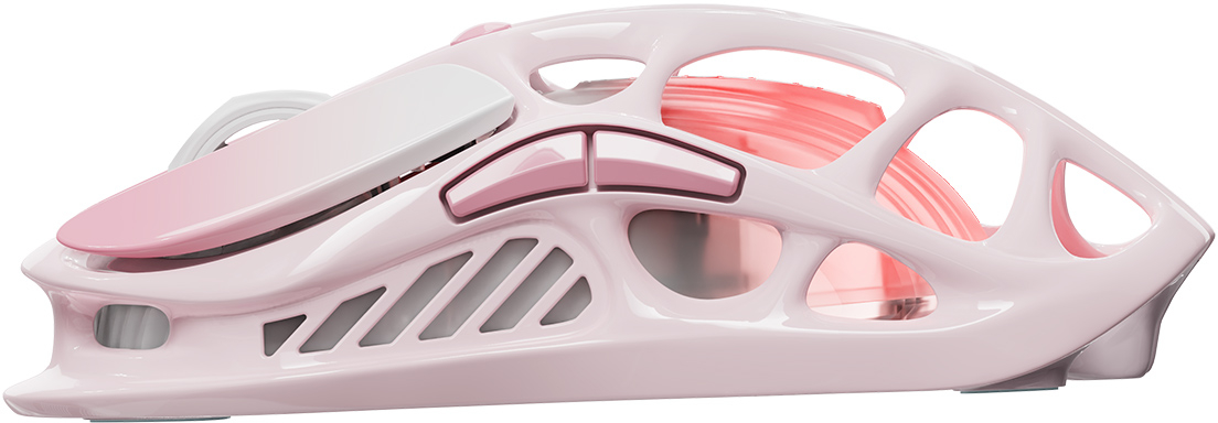 Игровая мышь GravaStar Mercury M1 Pro BT/WL/USB-A RGB Sakura Pink (GRAVASTARM1PRO_PNK) фото 