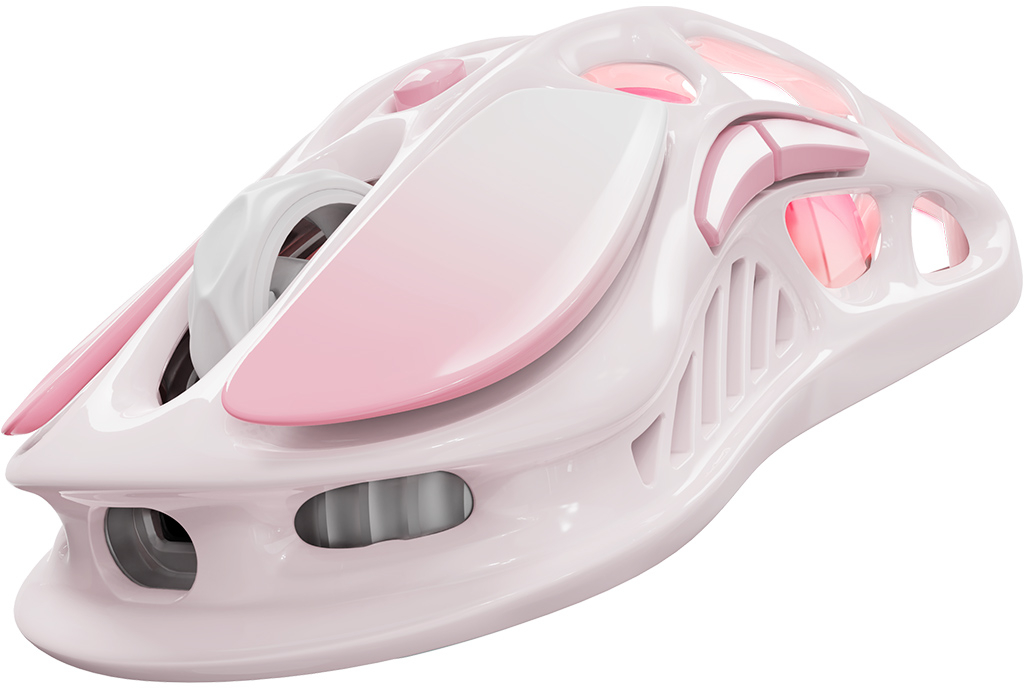Игровая мышь GravaStar Mercury M1 Pro BT/WL/USB-A RGB Sakura Pink (GRAVASTARM1PRO_PNK) фото 