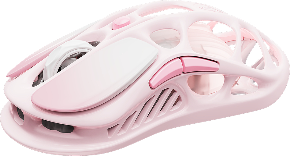 Игровая мышь GravaStar Mercury M1 Pro BT/WL/USB-A RGB Sakura Pink (GRAVASTARM1PRO_PNK) фото 