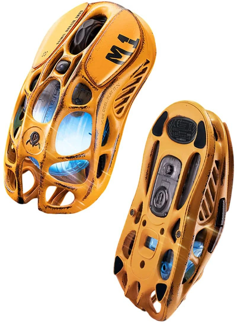 Ігрова миша GravaStar Mercury M1 Pro BT/WL/USB-A RGB Battle-Worn Yellow (GSM1PRO_YLW)фото