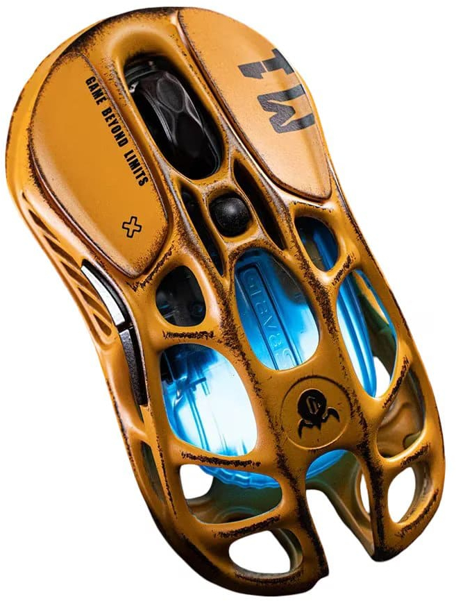 Ігрова миша GravaStar Mercury M1 Pro BT/WL/USB-A RGB Battle-Worn Yellow (GSM1PRO_YLW)фото