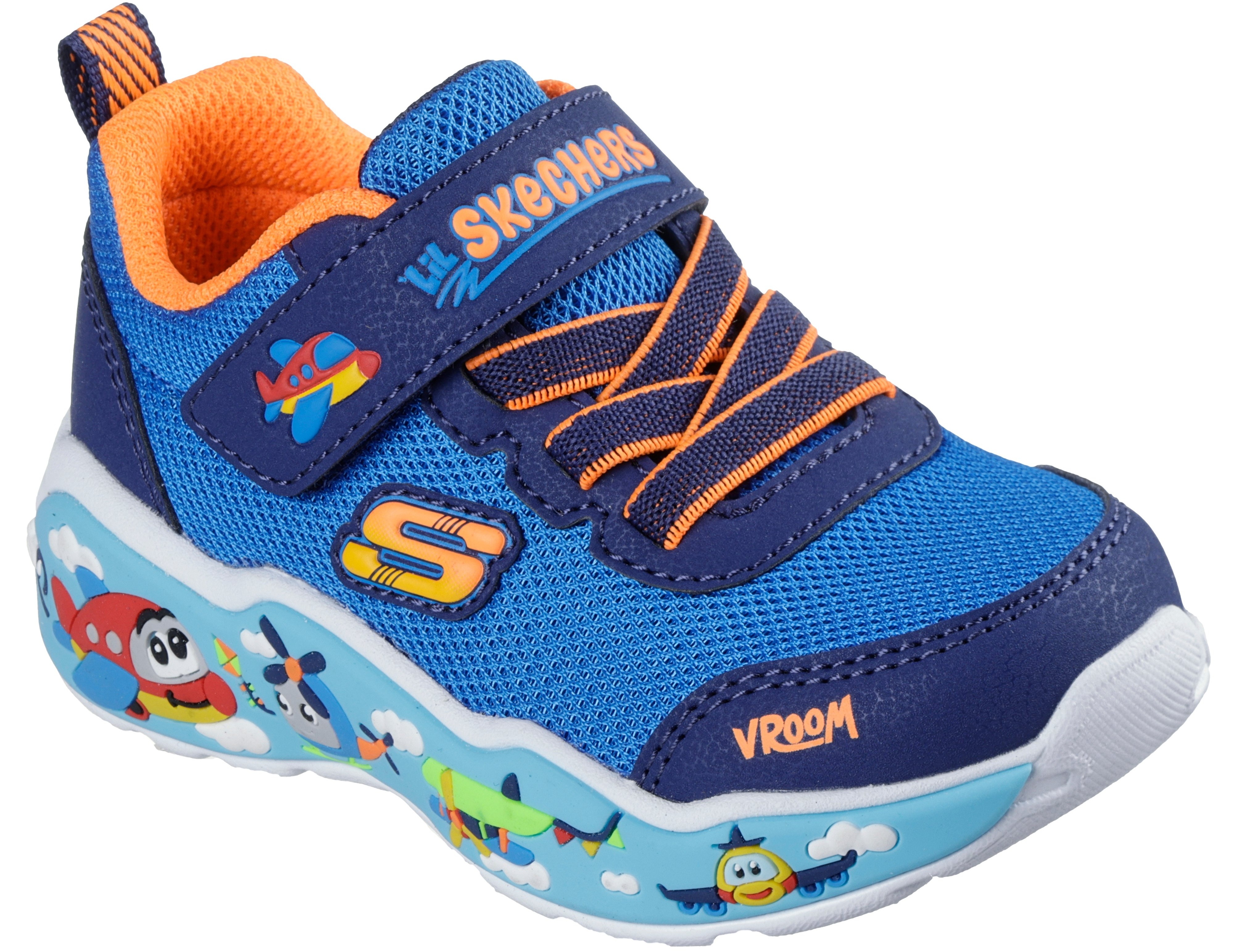 Кроссовки для мальчиков Skechers Play Scene 407312N BLNV 25 (9 US) синие фото 