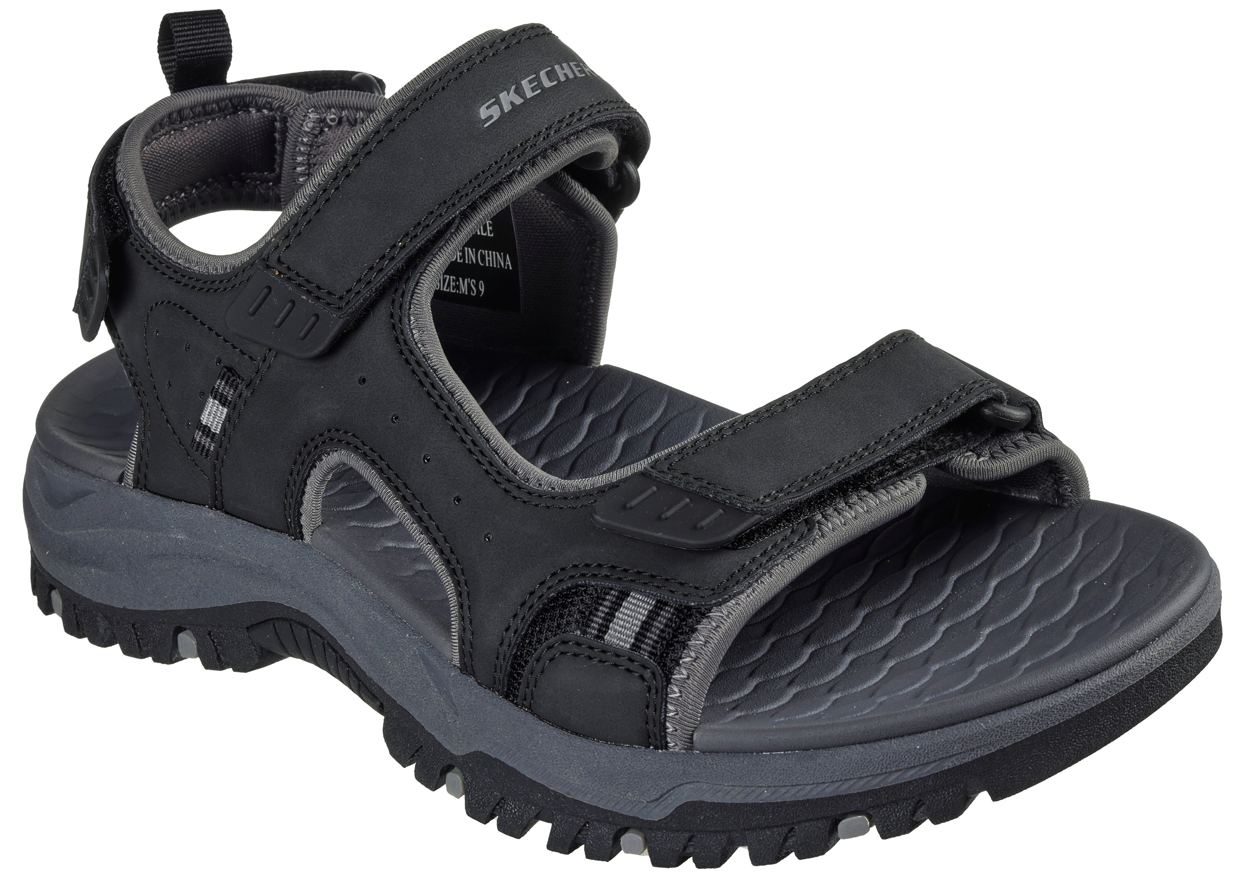 Сандли мужские Skechers Prewitt 205139 BLK 43 (10 US) черные фото 