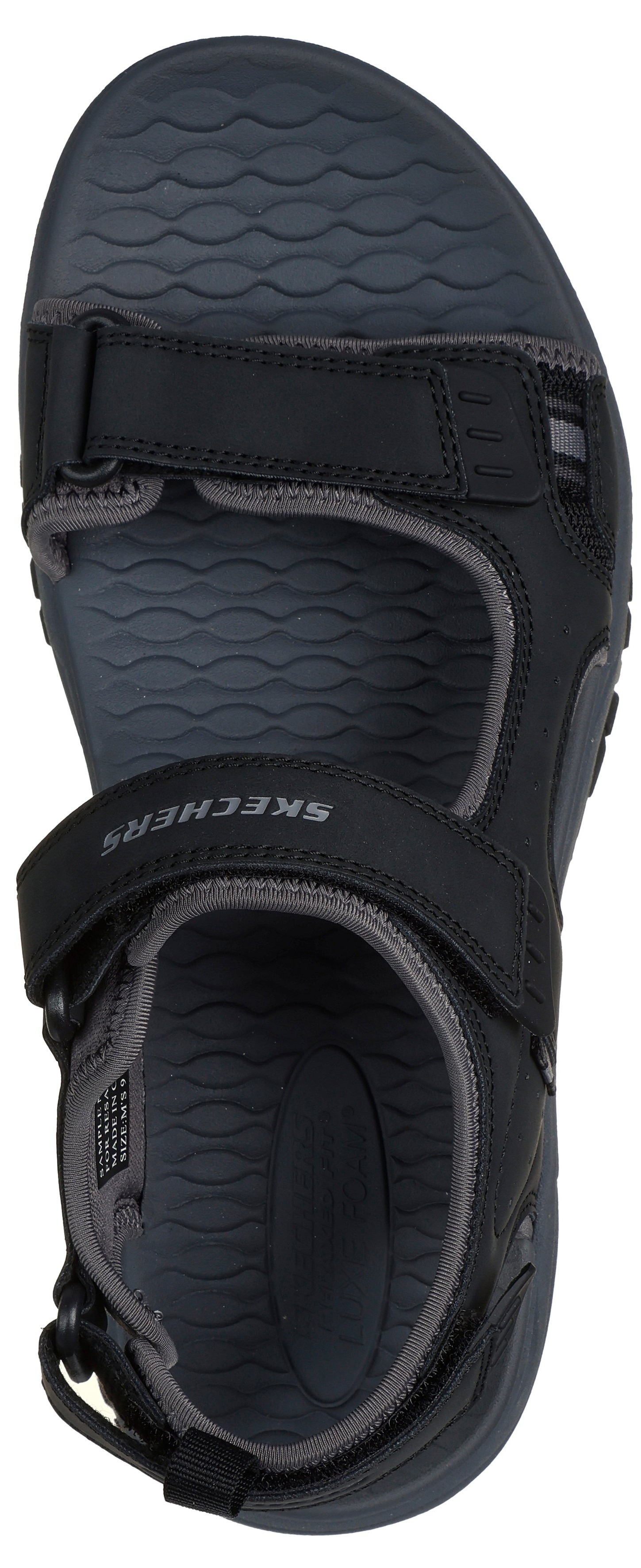 Сандли мужские Skechers Prewitt 205139 BLK 42 (9 US) черные фото 