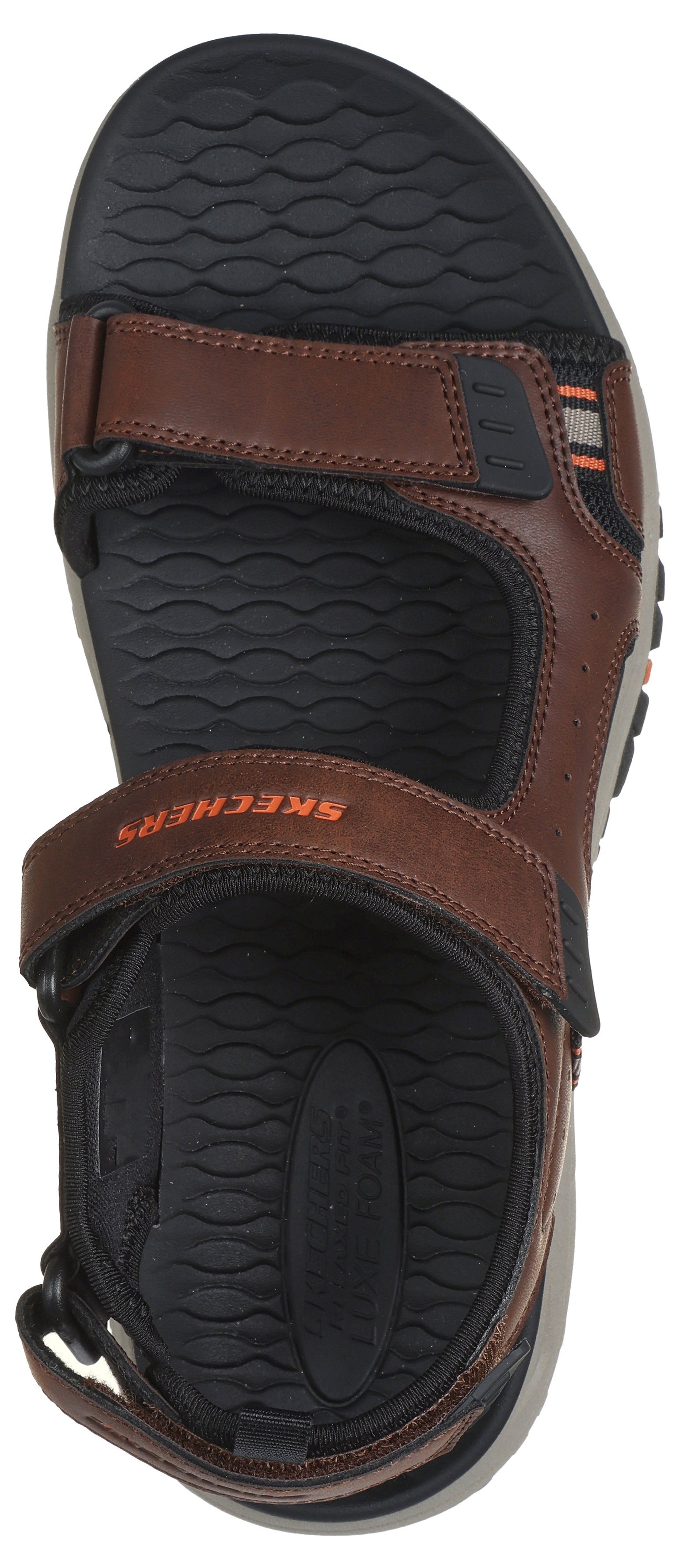 Сандли мужские Skechers Prewitt 205139 BRBK 43 (10 US) коричневые фото 4