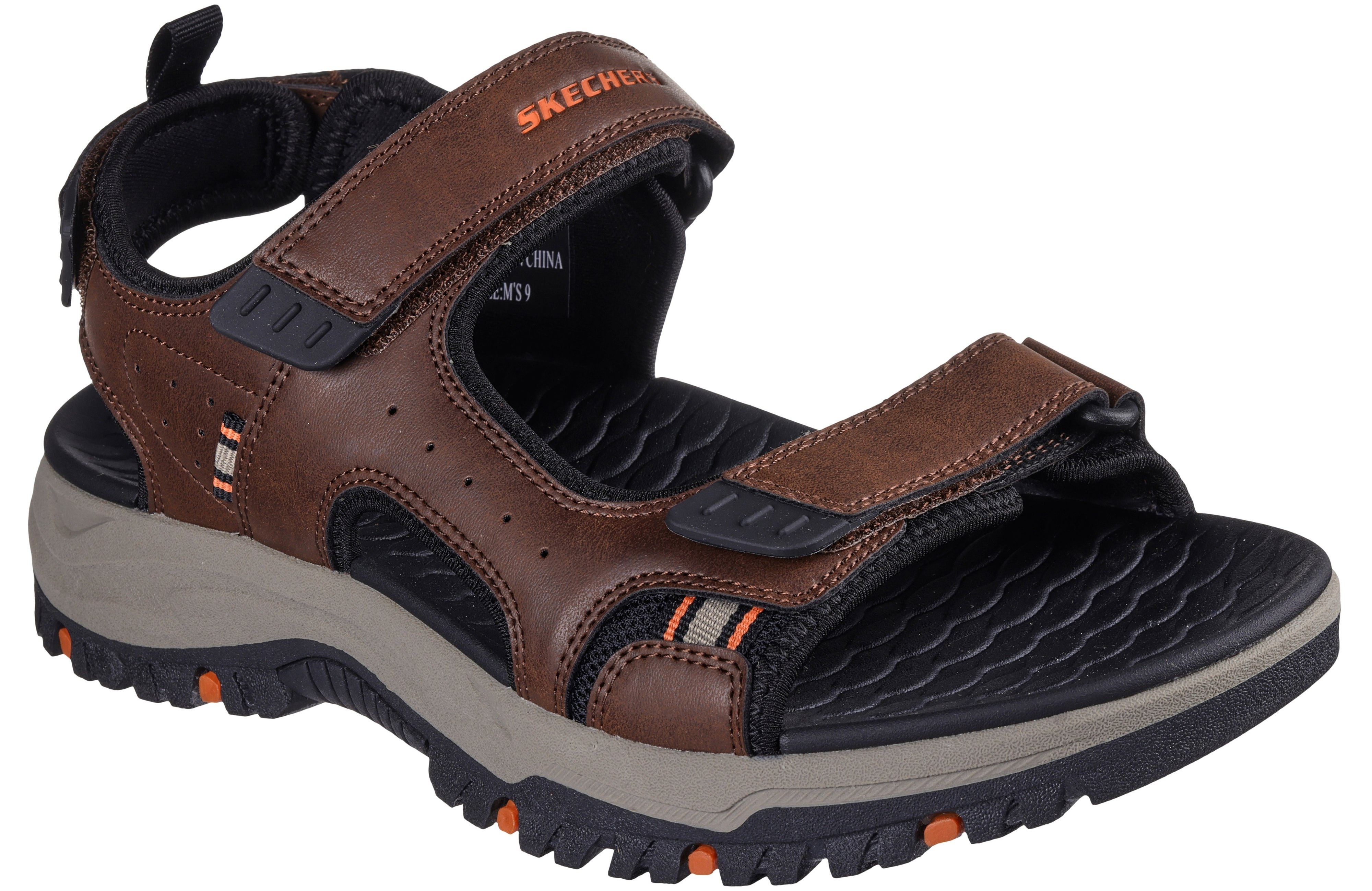 Сандли мужские Skechers Prewitt 205139 BRBK 43 (10 US) коричневые фото 3