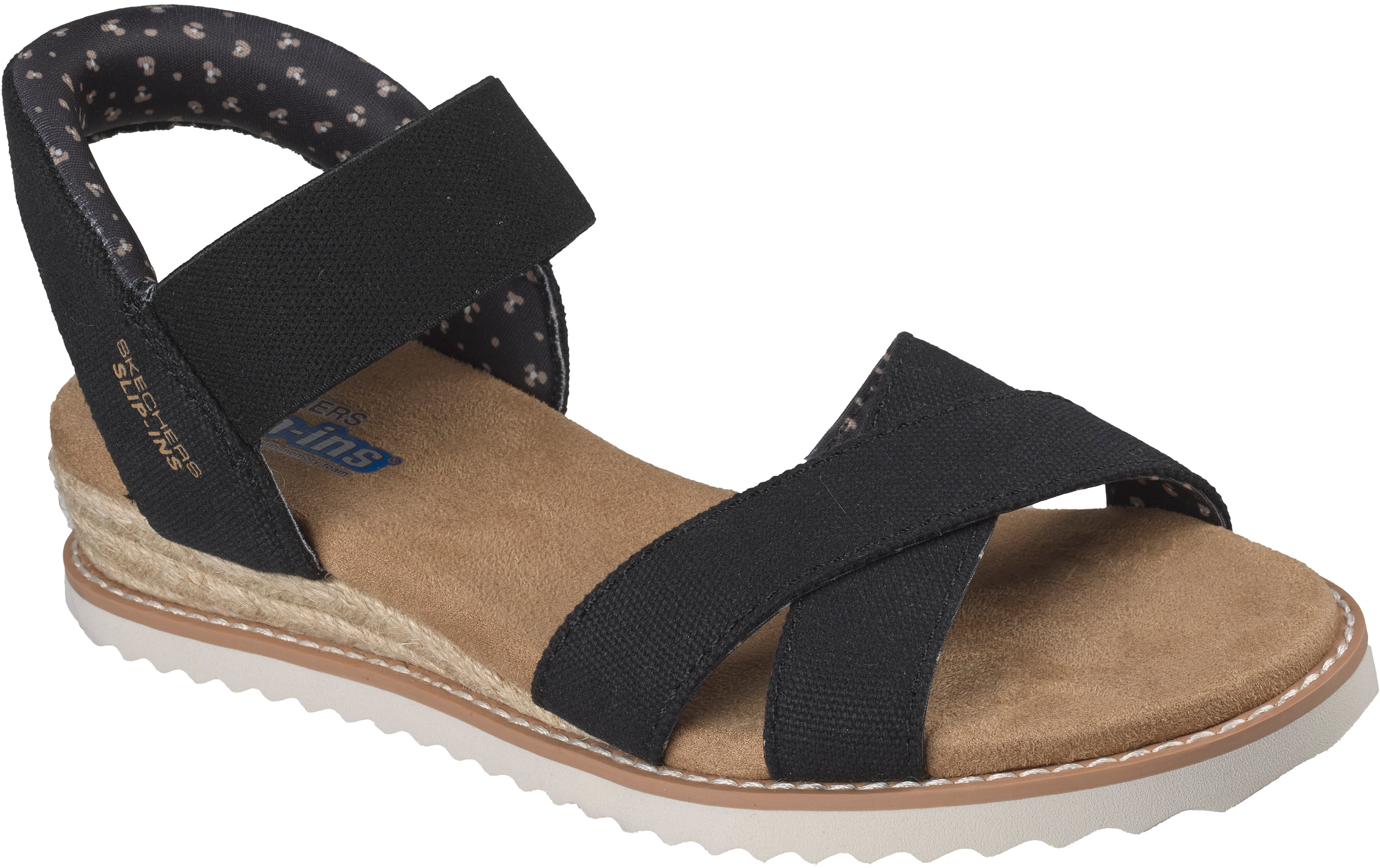 Босоножки женские Skechers Desert Kiss 114418 BLK 36 (6 US) черные фото 