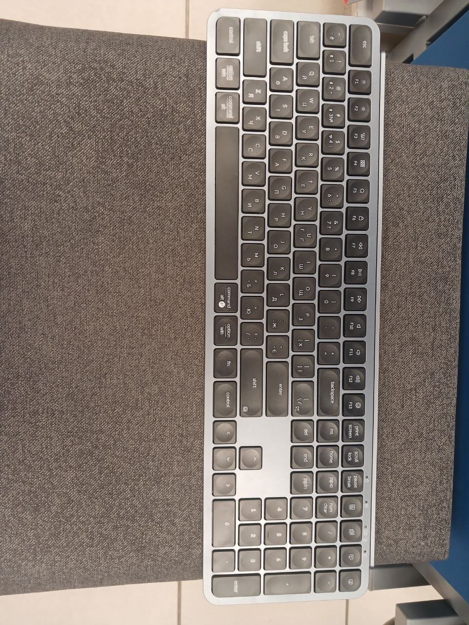 Клавіатура Keychron B6 Pro, USB/WL/BT, Space Gray (B6P-K1-UA)фото