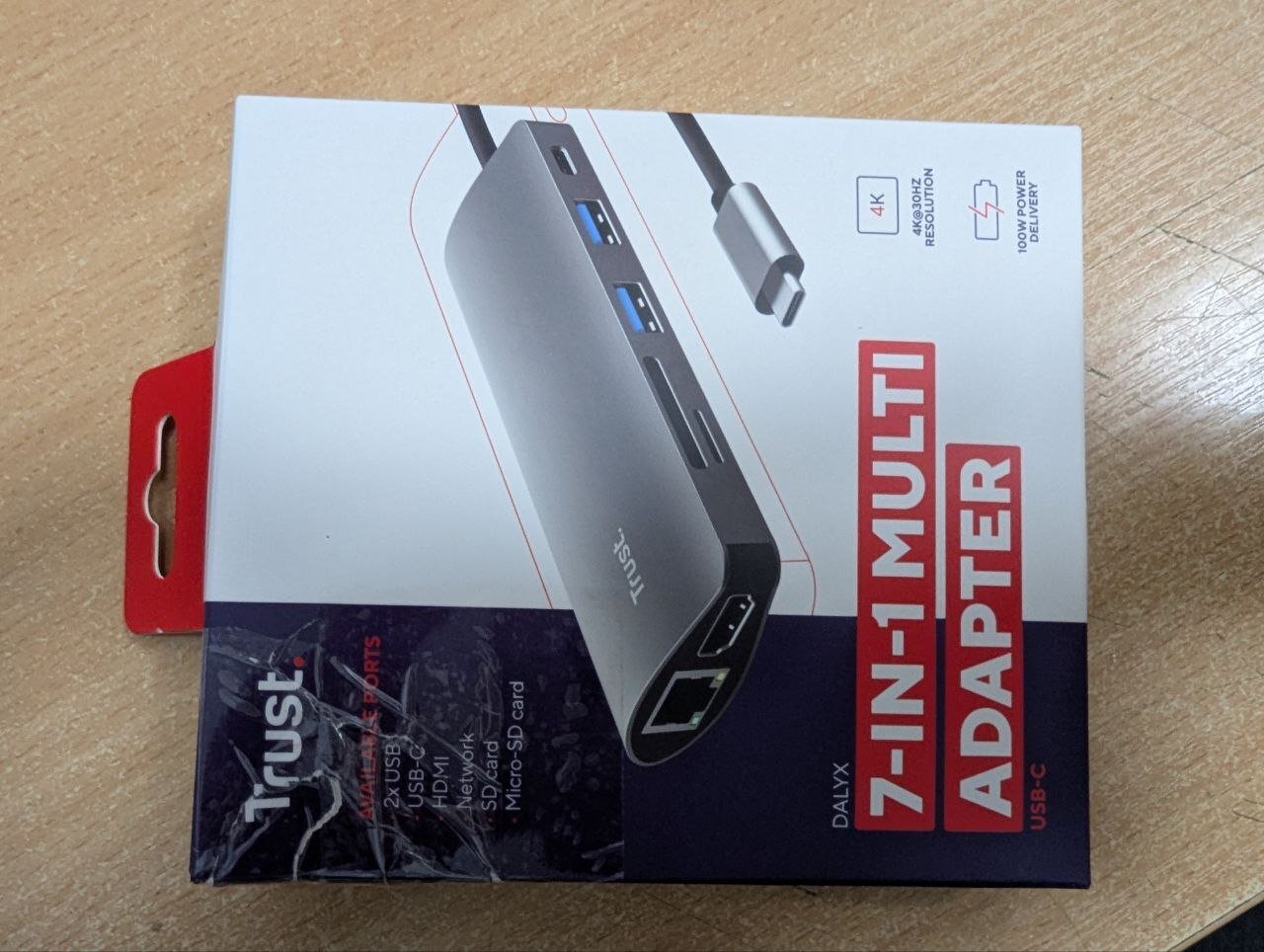 USB-хаб Trust Dalyx 7-IN-1 USB-C Aluminium (23775_TRUST)фото