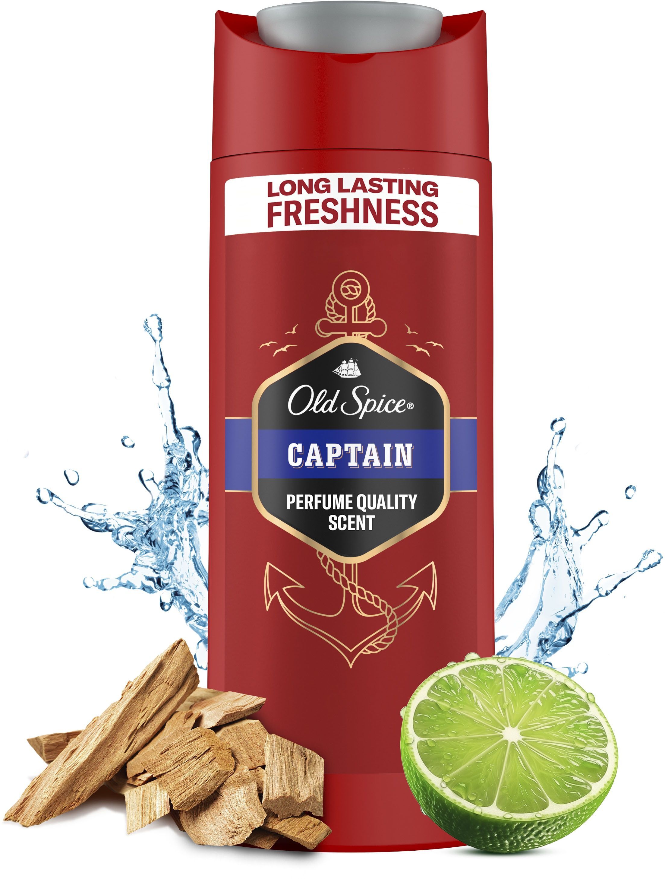 Гель для душа + Шампунь Old Spice Captain 90 мл фото 