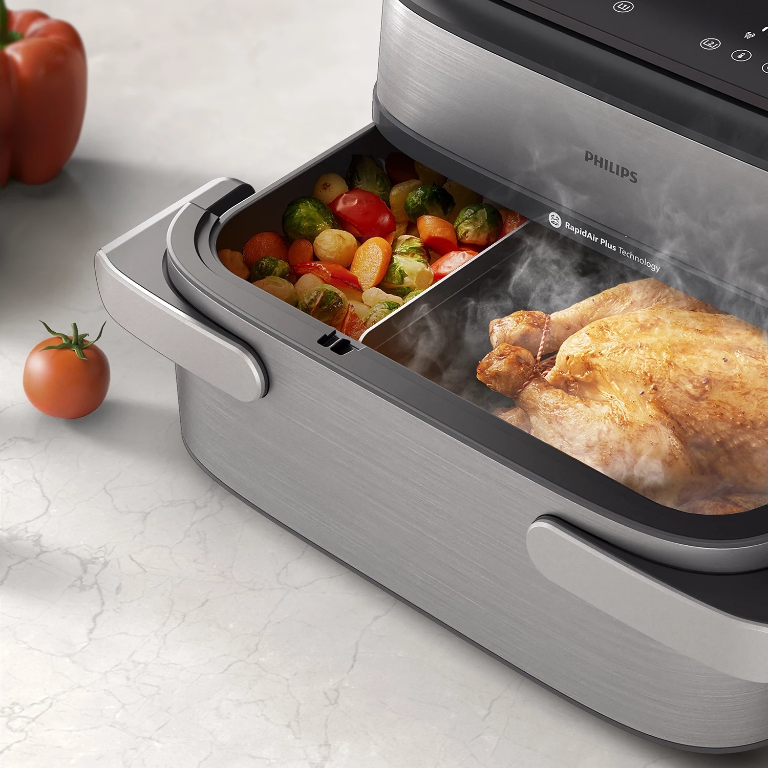 Мультипечь Philips Ovi Dual SteamFry NA565/02 фото 