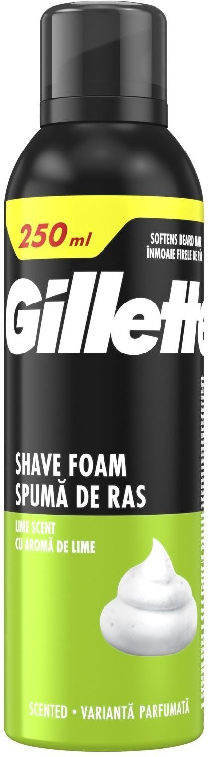 Пена для бритья Gillette Classic Аромат лайма 250 мл фото 2