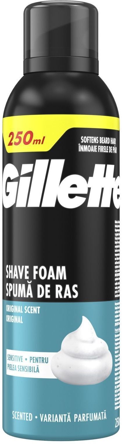 Пена для бритья Gillette Classic Original Sensitive 250 мл фото 2