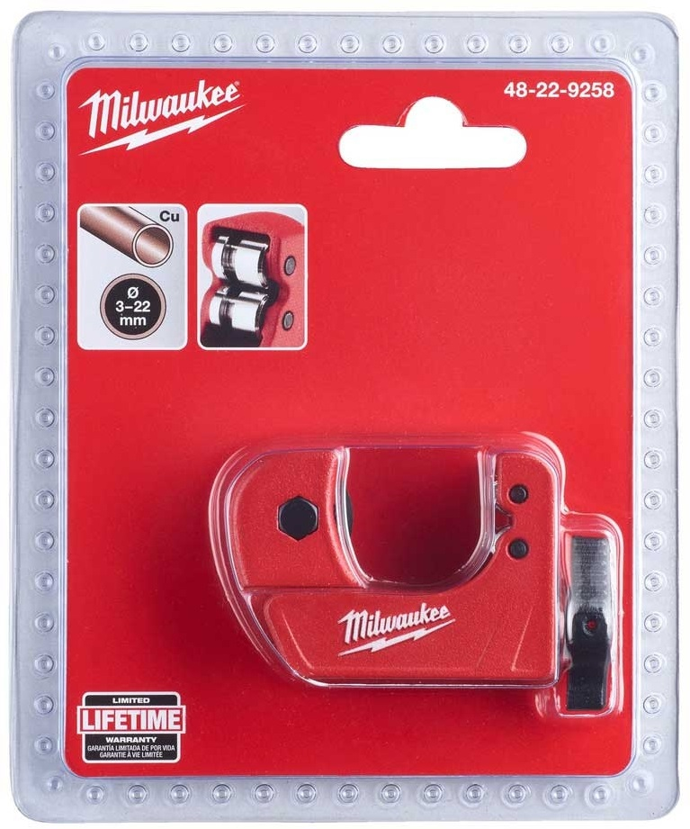 Труборез Milwaukee для медных труб, 3-22мм (48229258) фото 