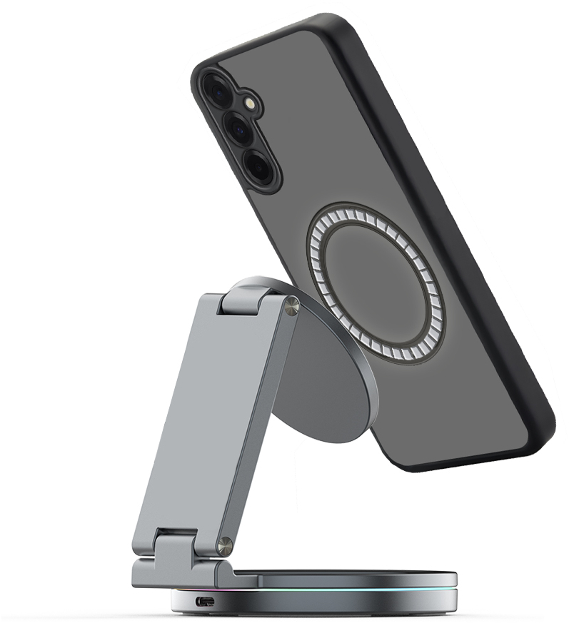 Чехол MakeFuture для Samsung A37 Shadow Stand Black (MCSDT-SA37BK) фото 