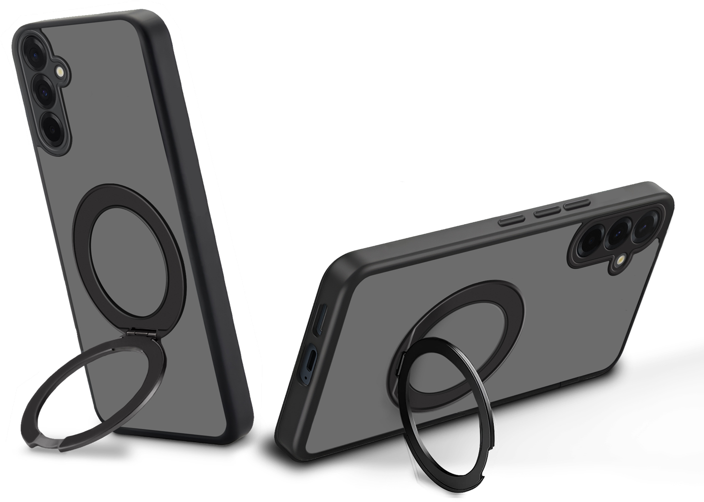 Чехол MakeFuture для Samsung A37 Shadow Stand Black (MCSDT-SA37BK) фото 