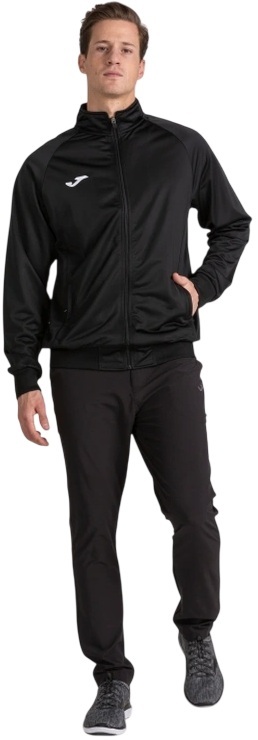 Кофта спортивная мужская JOMA Jacket 100086.100 XL черная фото 
