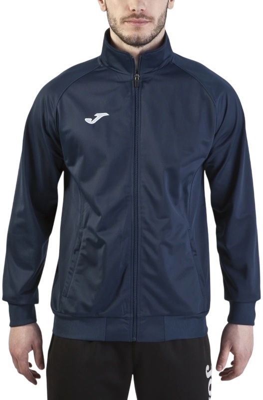 Кофта спортивная мужская JOMA Jacket 100086.300 XL темно-синяя фото 2