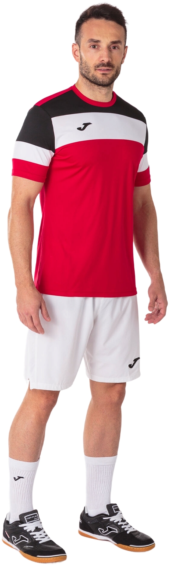 Футболка мужская JOMA Crew IV 101534.601 S красная фото 