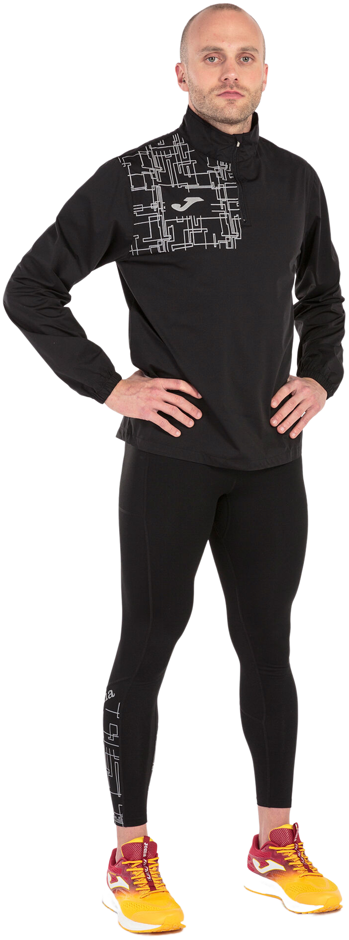 Кофта спортивна чоловіча JOMA Elite VIII 102234.100 M чорнафото3