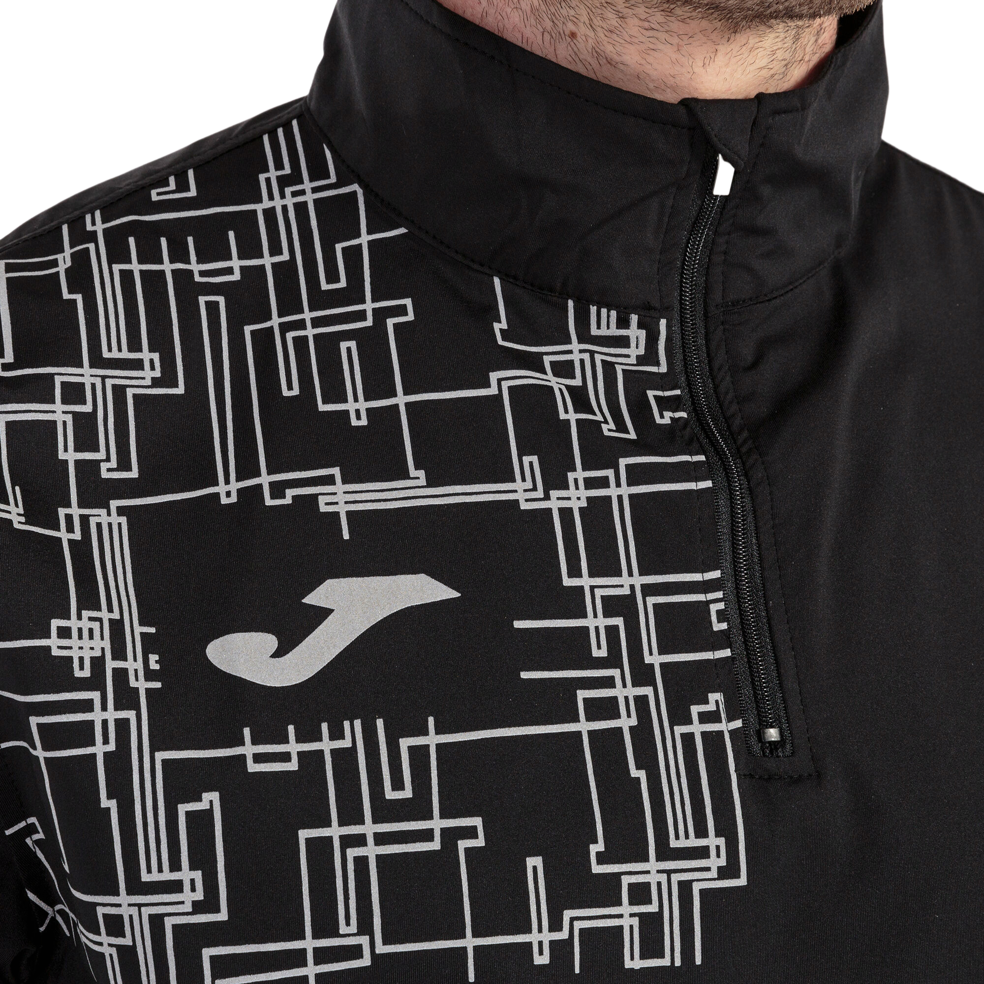 Кофта спортивна чоловіча JOMA Elite VIII 102234.100 XL чорнафото5