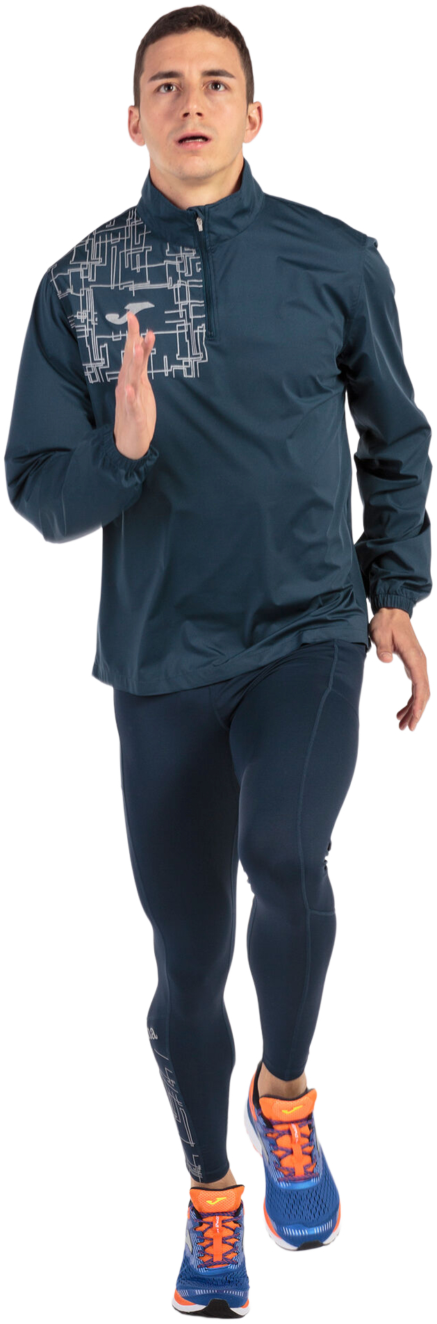 Кофта спортивна чоловіча JOMA Elite VIII 102234.331 M темно-синяфото