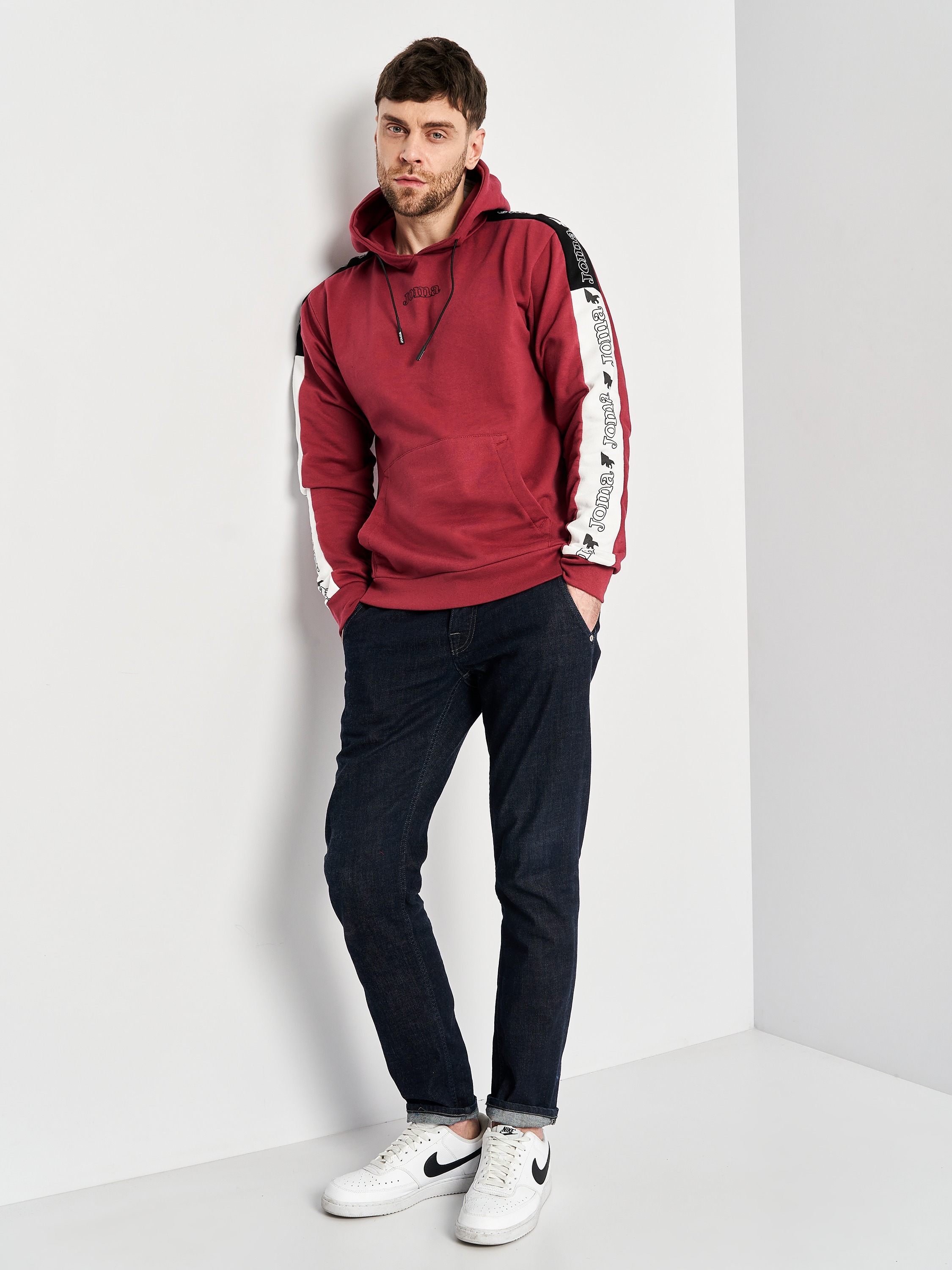 Худі чоловіче JOMA Urban Street 102539.650 L бургундіфото